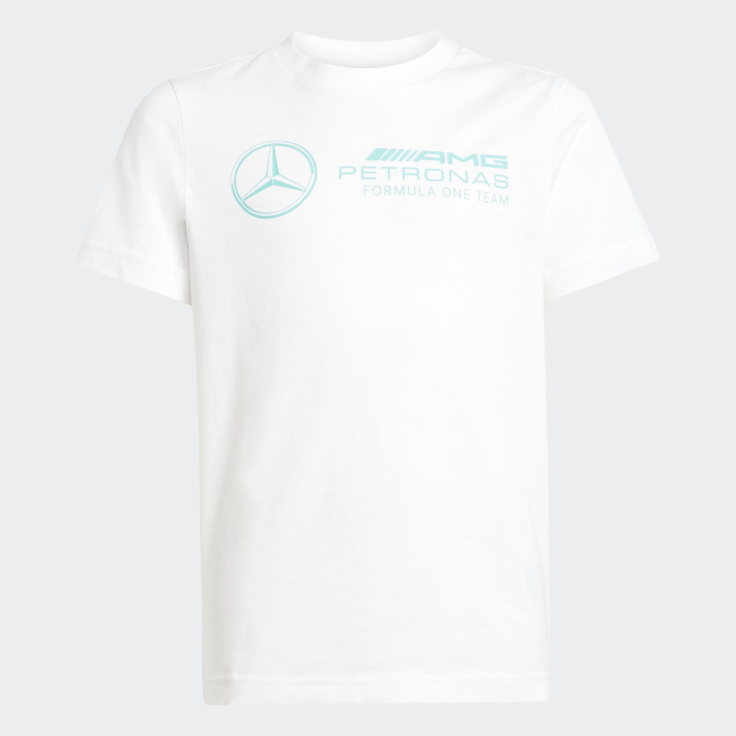 Kids Unisex Mercedes - AMG Petronas Formula One Team Dna Graphic T-Shirt, White, A901_ONE, large image number 0