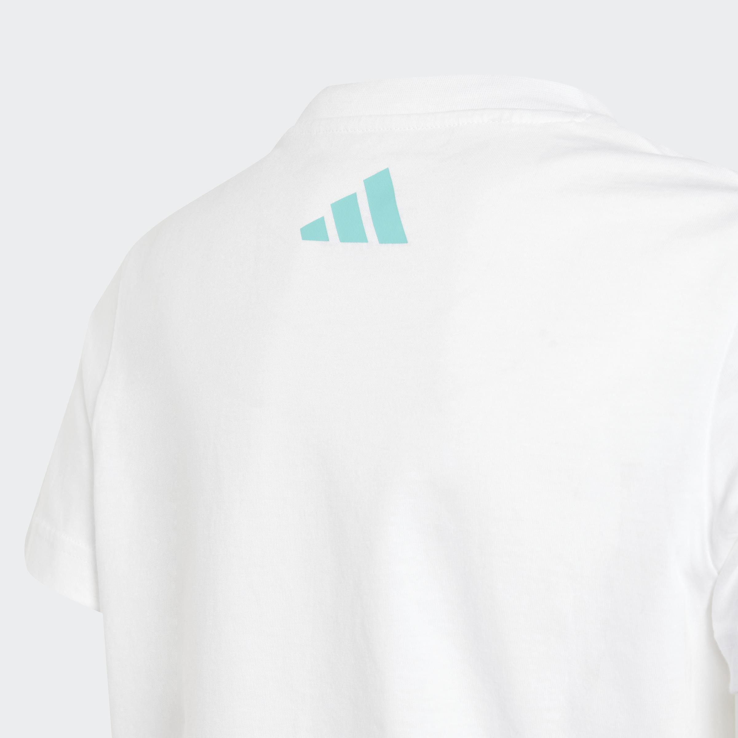Kids Unisex Mercedes - AMG Petronas Formula One Team Dna Graphic T-Shirt, White, A901_ONE, large image number 2