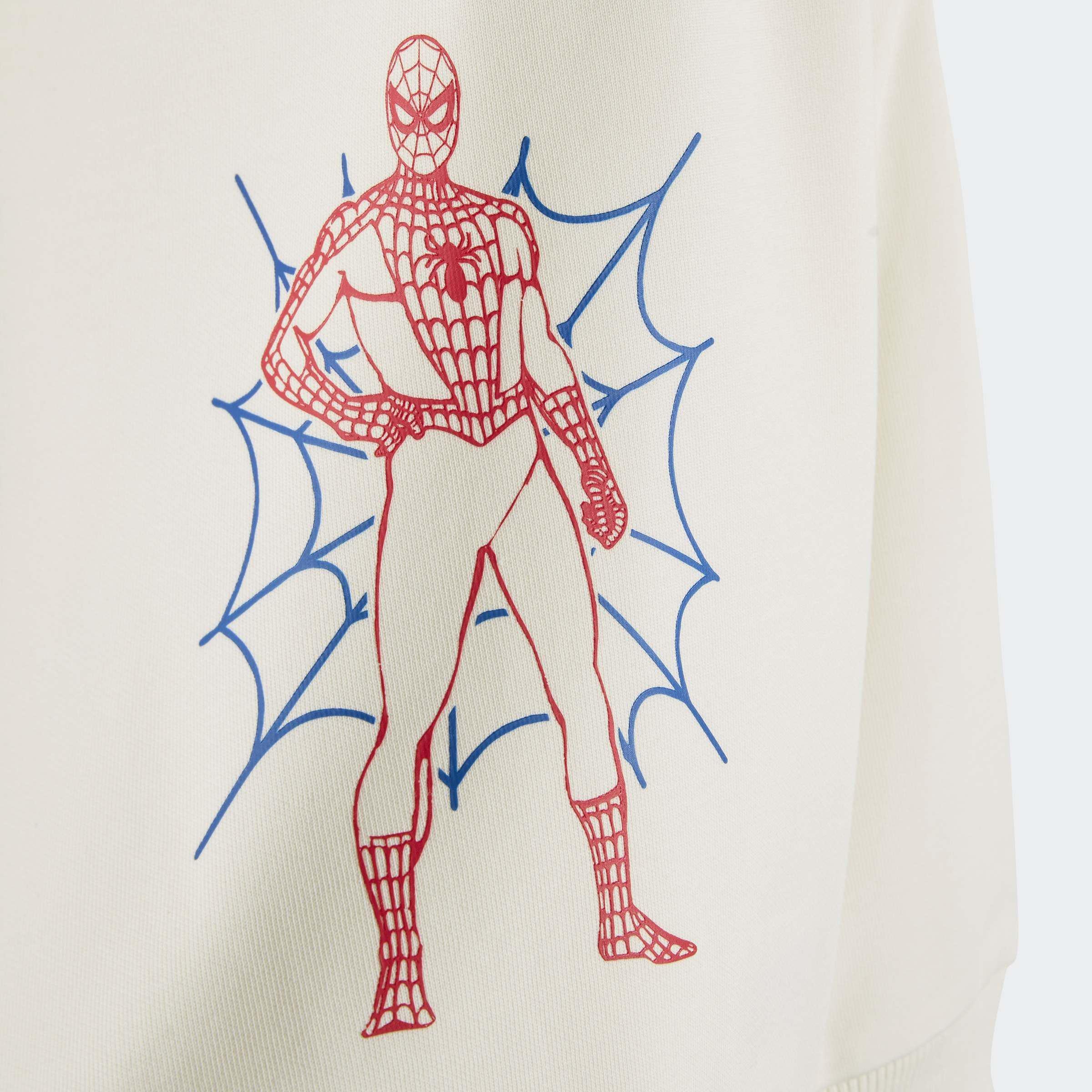 Kids Unisex adidas Marvel Spider-Man Jogger Set, White, A901_ONE, large image number 4