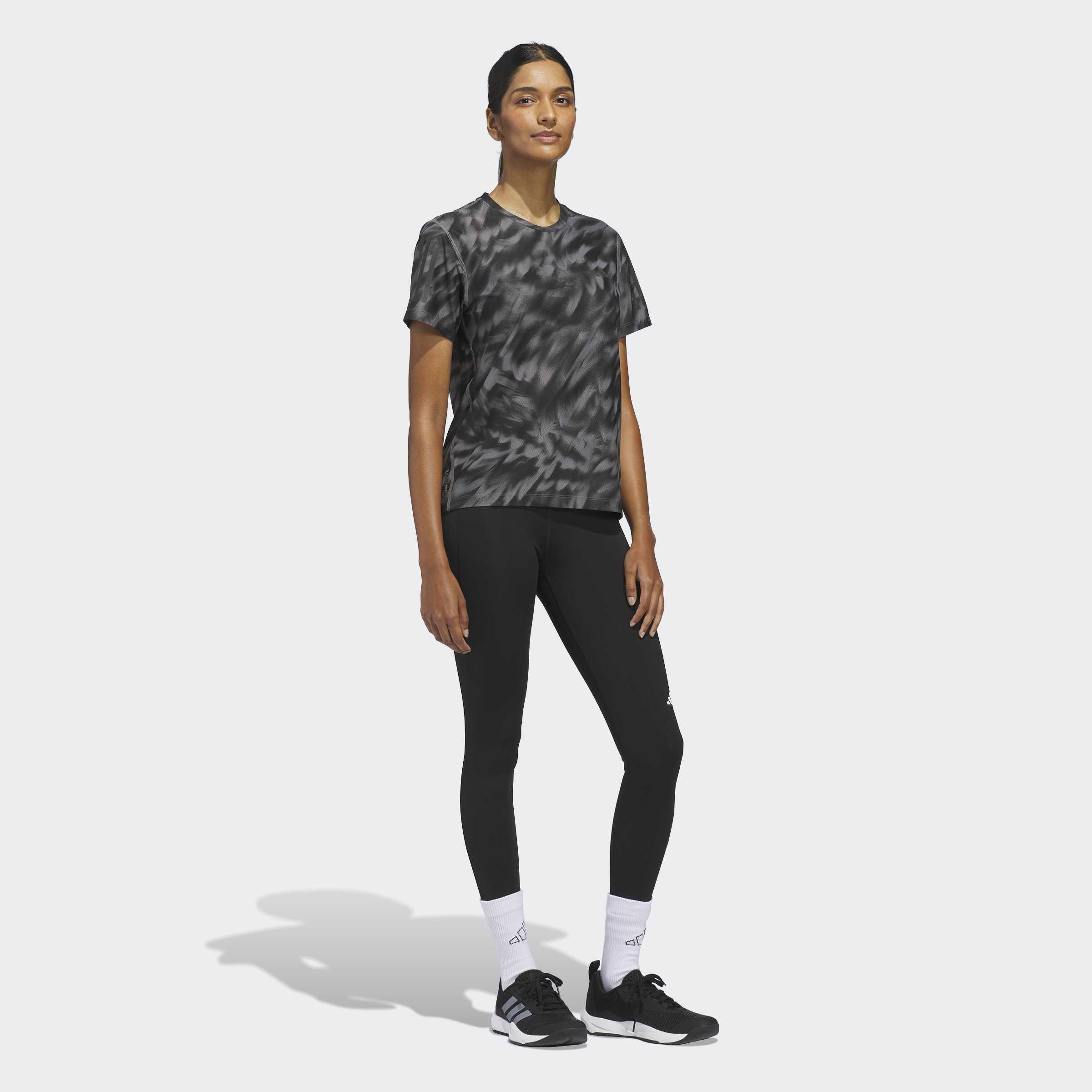 Own The Run Allover Print T-Shirt, Grey, A901_ONE, large image number 5