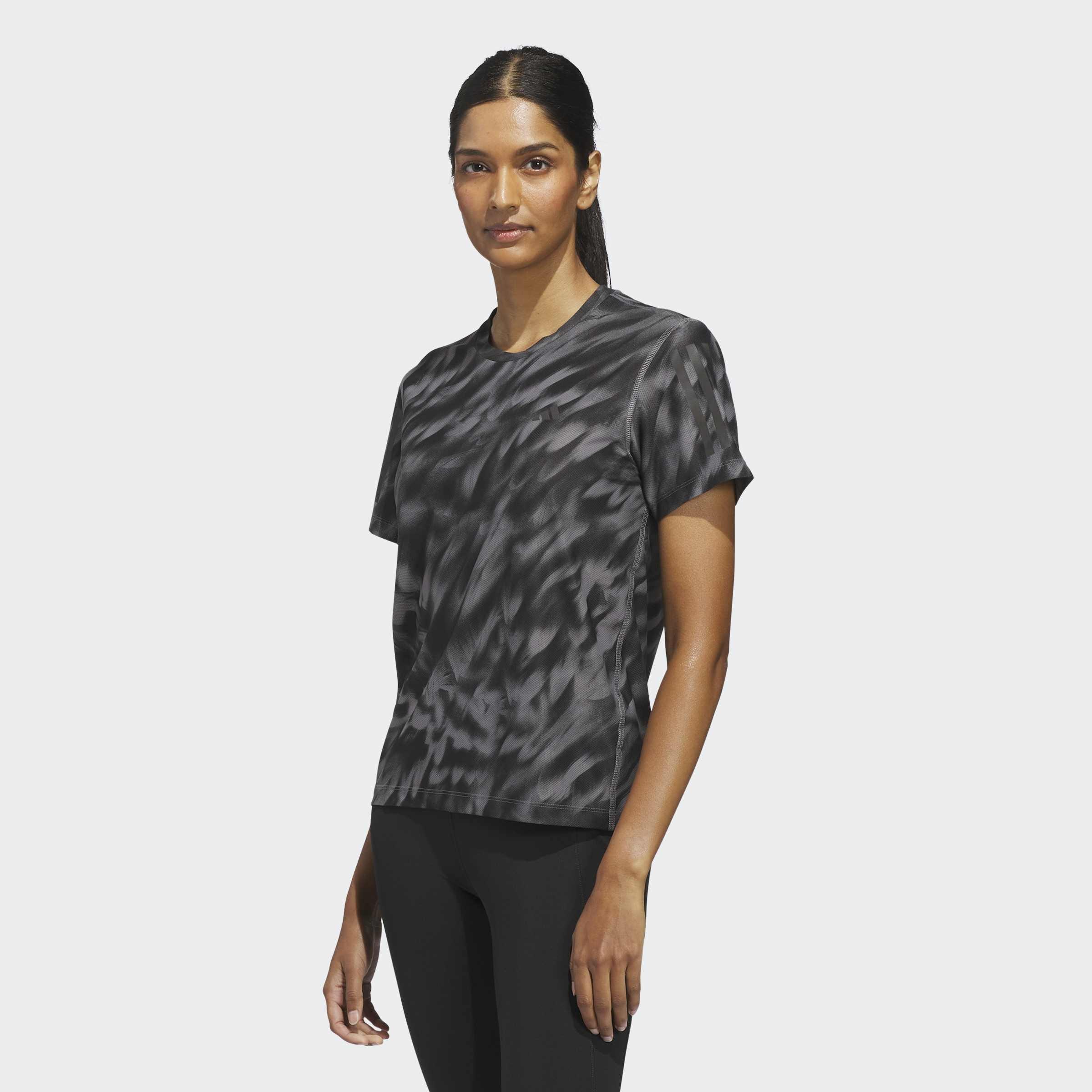 Own The Run Allover Print T-Shirt, Grey, A901_ONE, large image number 6
