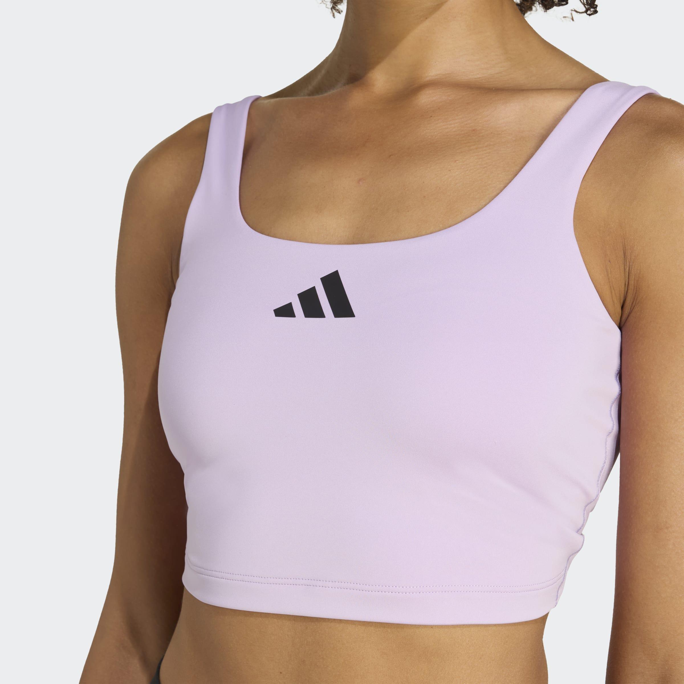 Power Light Support Bra Tank Top, Purple, A901_ONE, large image number 3