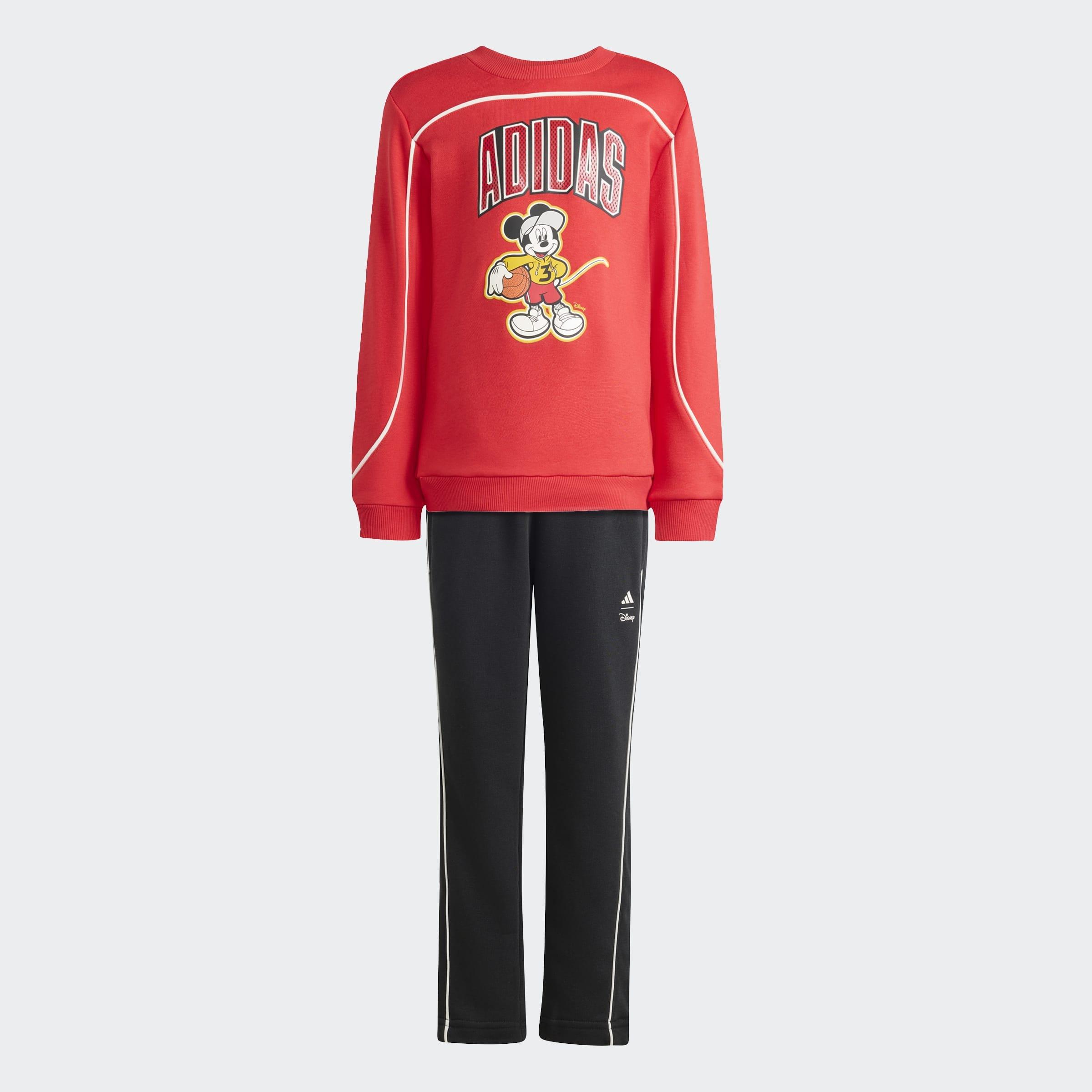 Kids Unisex adidas Disney Mickey Mouse Jogger, Red