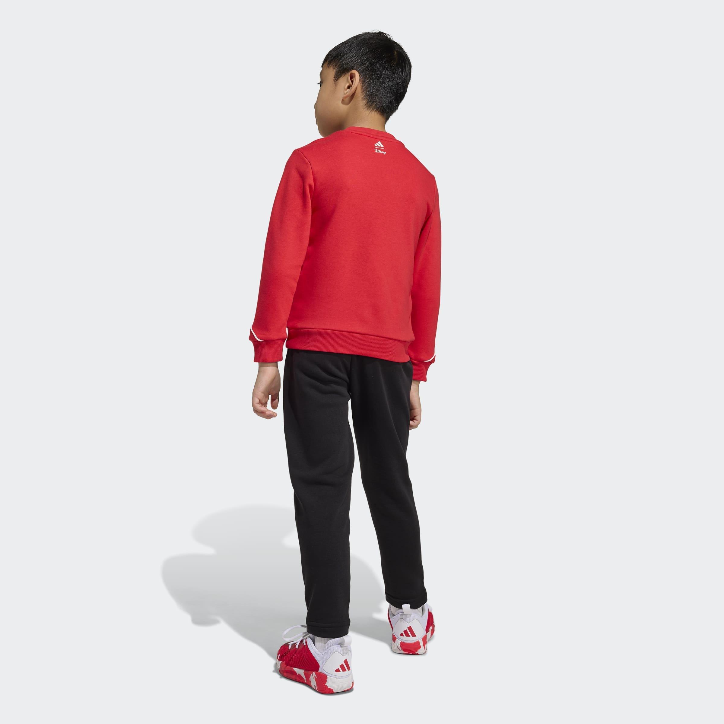 Kids Unisex adidas Disney Mickey Mouse Jogger, Red