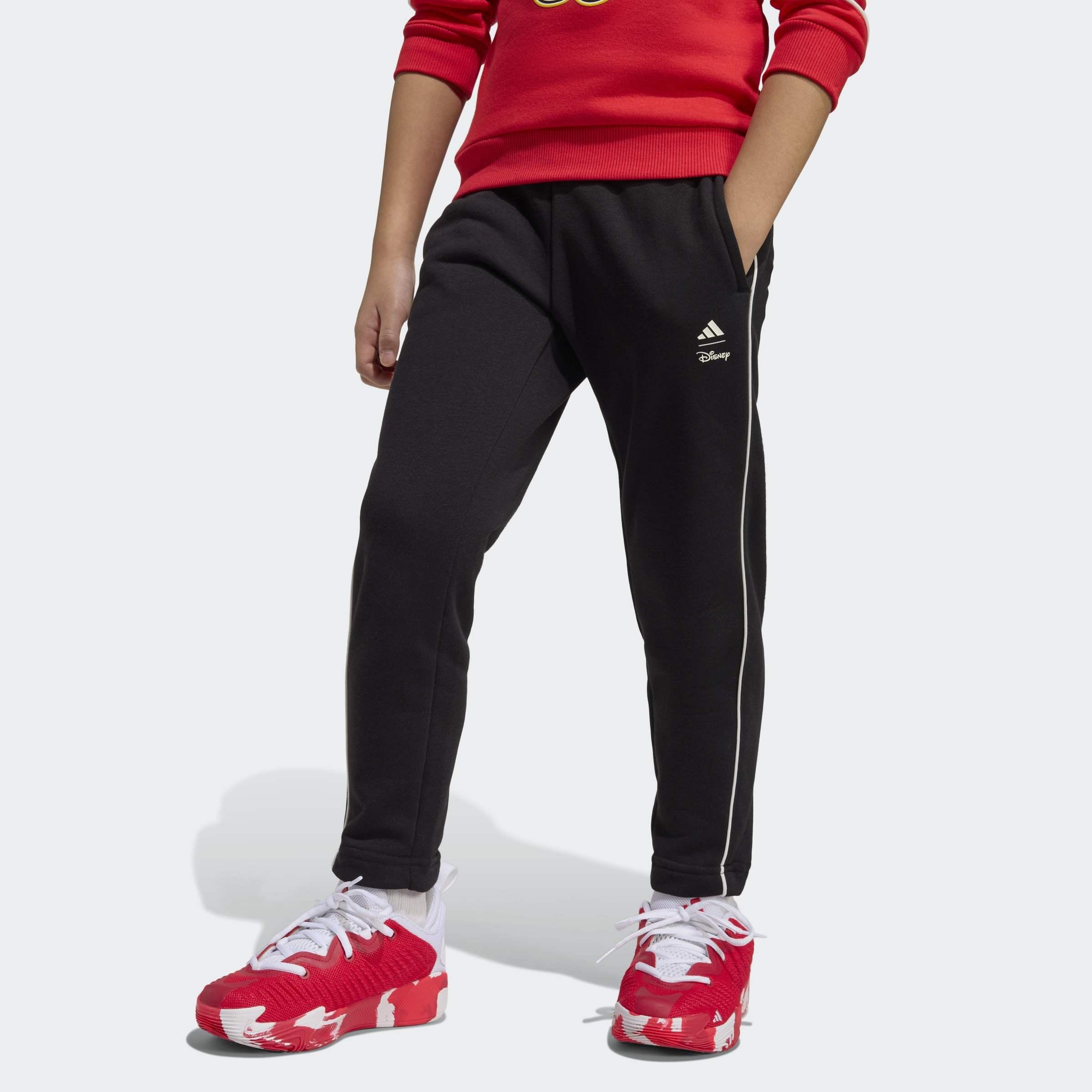 Kids Unisex adidas Disney Mickey Mouse Jogger, Red, A901_ONE, large image number 4