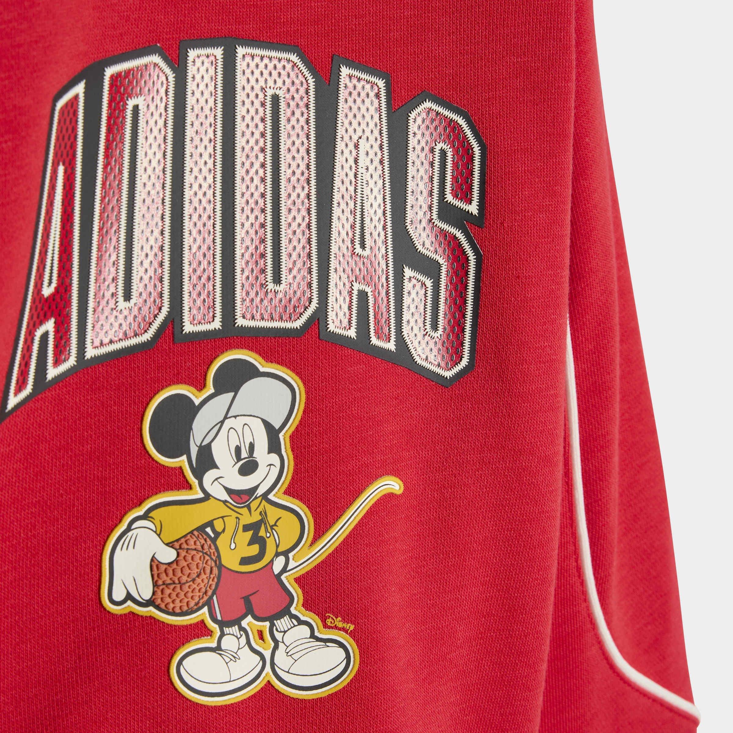 Kids Unisex adidas Disney Mickey Mouse Jogger, Red, A901_ONE, large image number 4