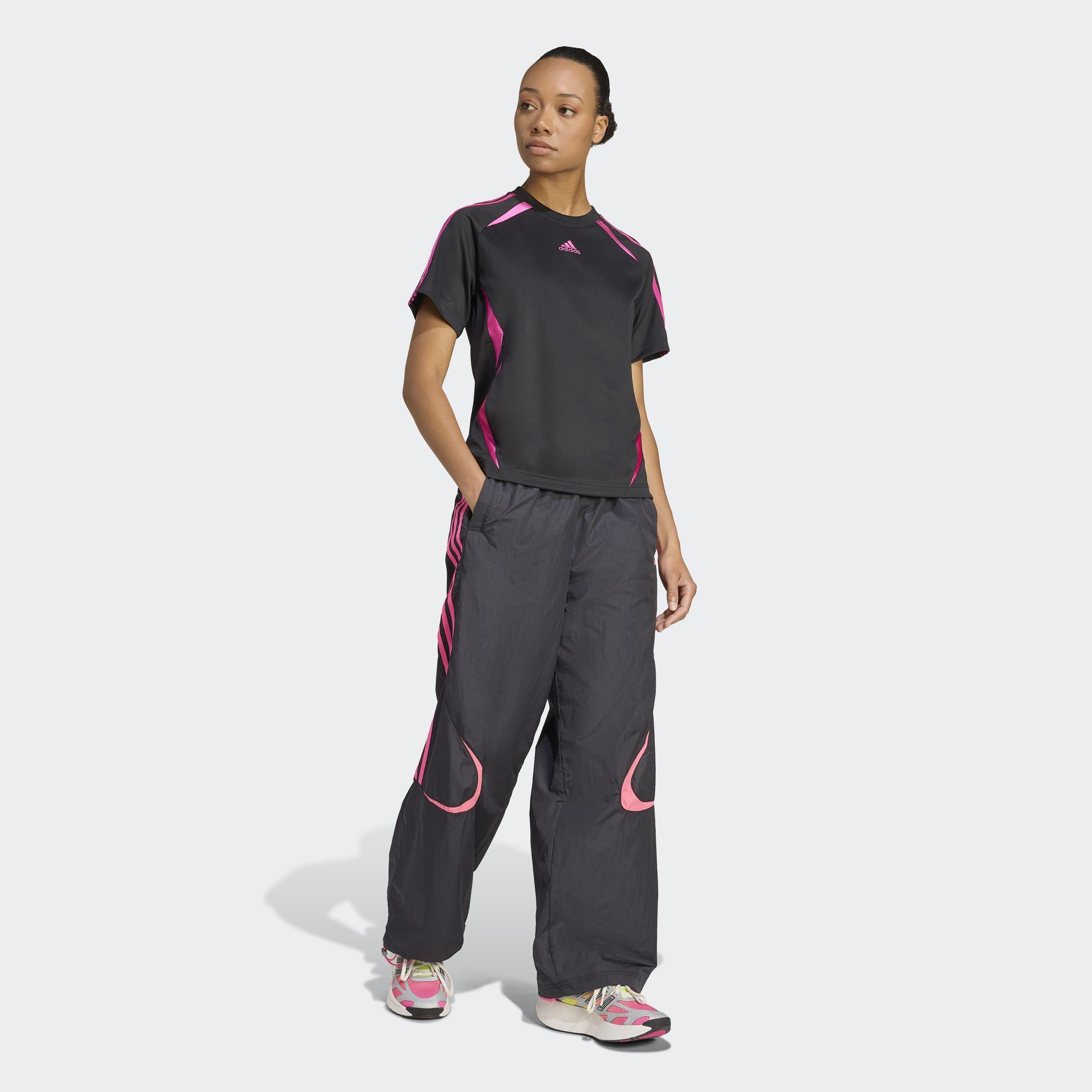 Teamgeist Adicolor Oversized Track Tracksuit Bottoms, Black, A901_ONE, large image number 4