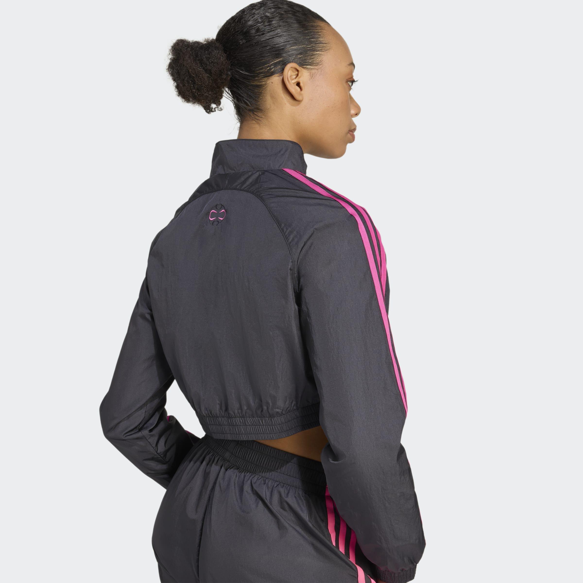Teamgeist Adicolor Cropped Track Top, Black, A901_ONE, large image number 2