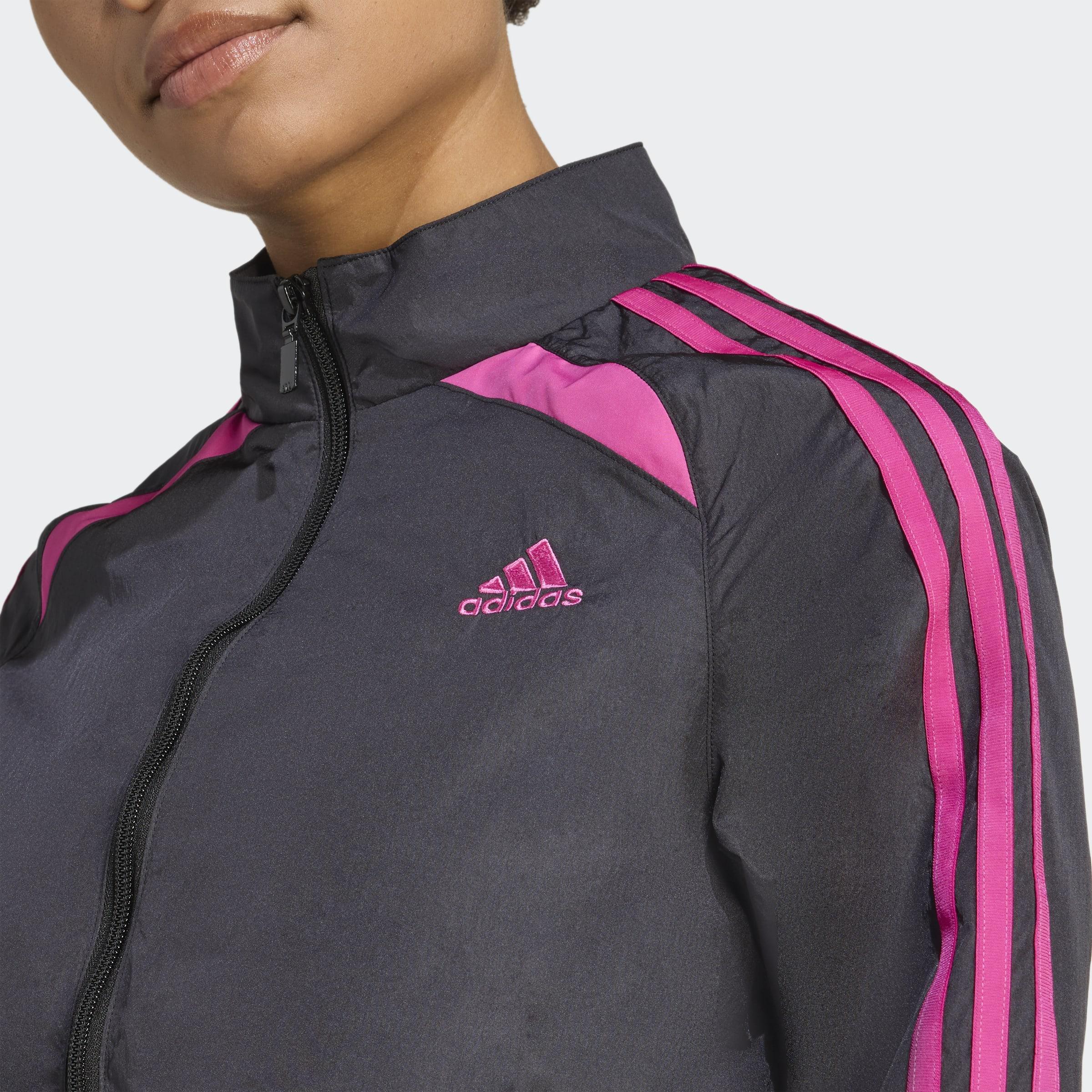 Teamgeist Adicolor Cropped Track Top, Black, A901_ONE, large image number 3