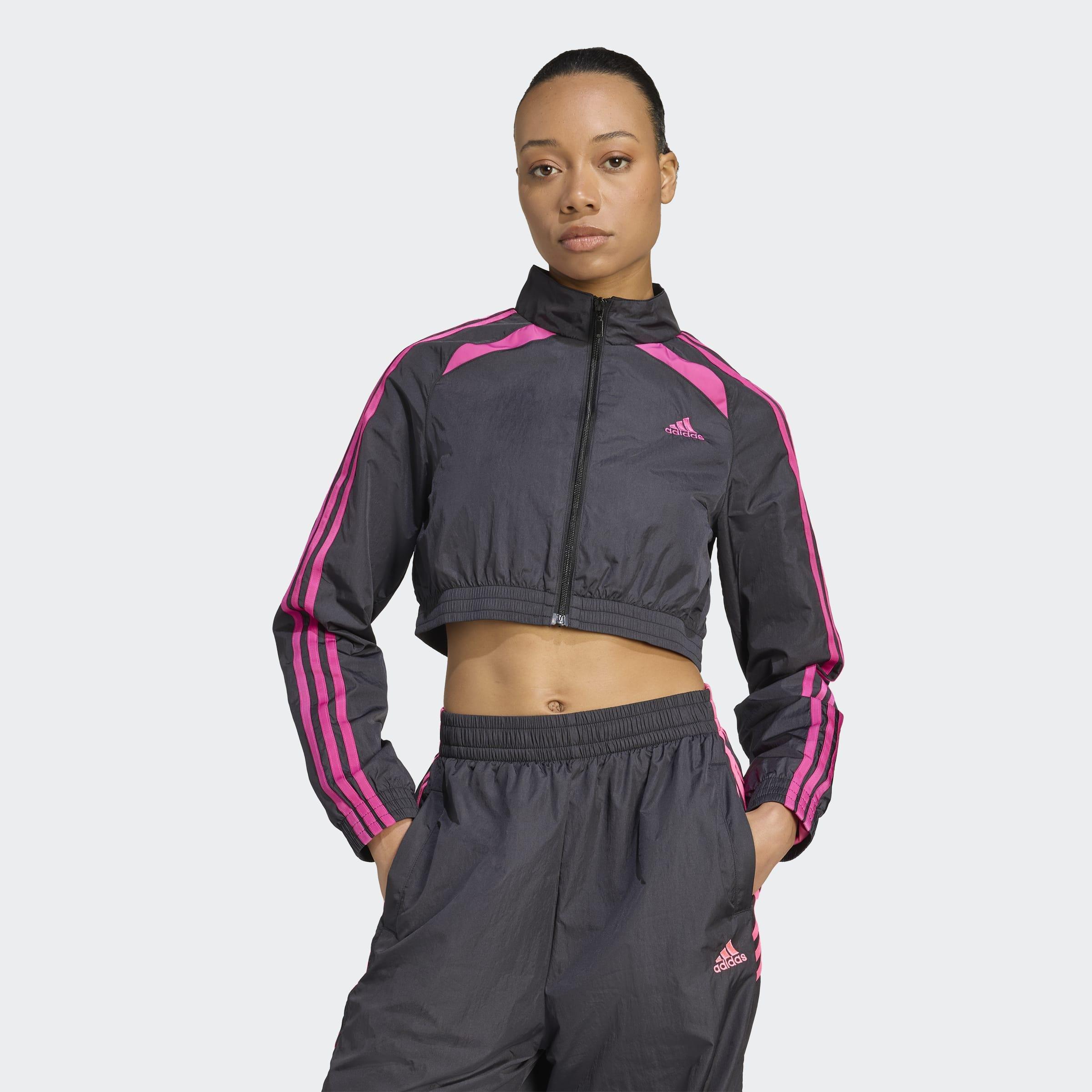 Teamgeist Adicolor Cropped Track Top, Black, A901_ONE, large image number 5