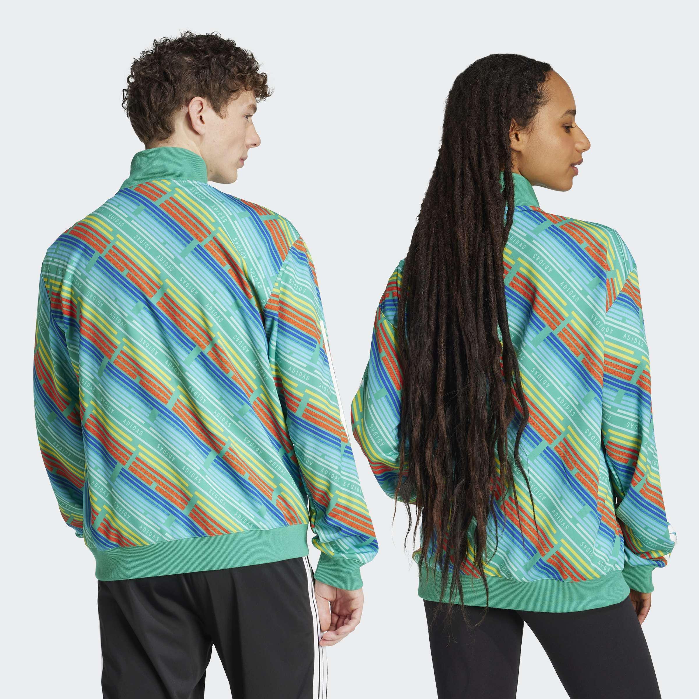 Unisex Emerging Harmony Tiro Track Top, Green, A901_ONE, large image number 4
