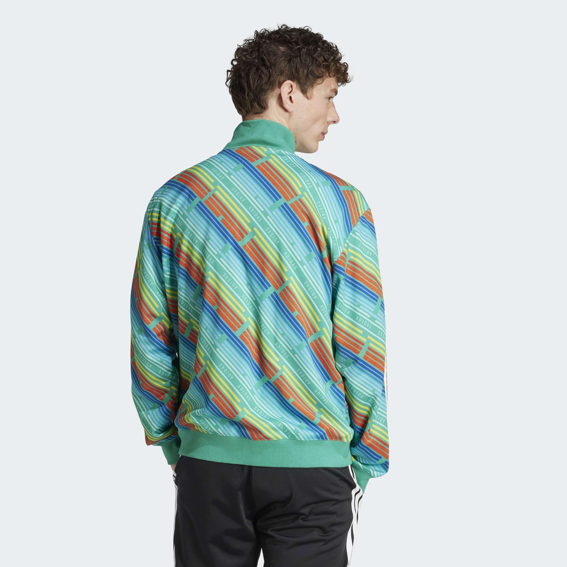 Unisex Emerging Harmony Tiro Track Top, Green, A901_ONE, large image number 5