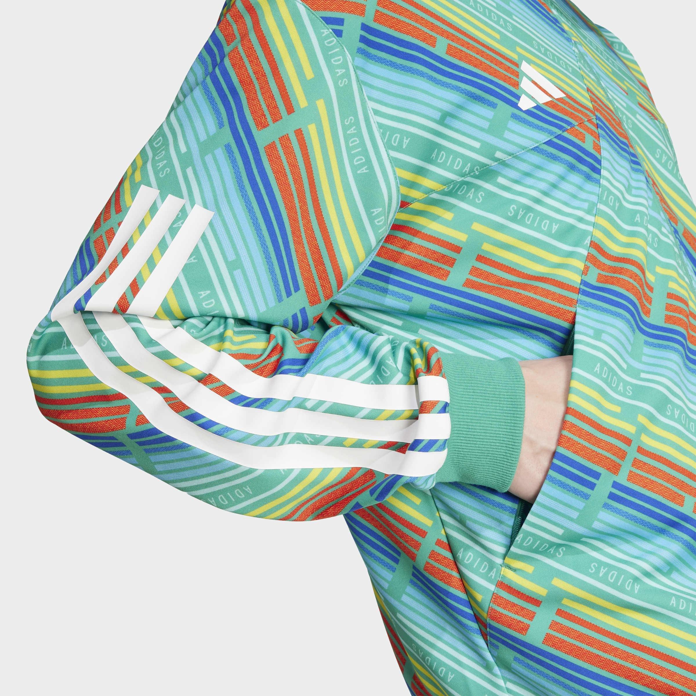 Unisex Emerging Harmony Tiro Track Top, Green, A901_ONE, large image number 9