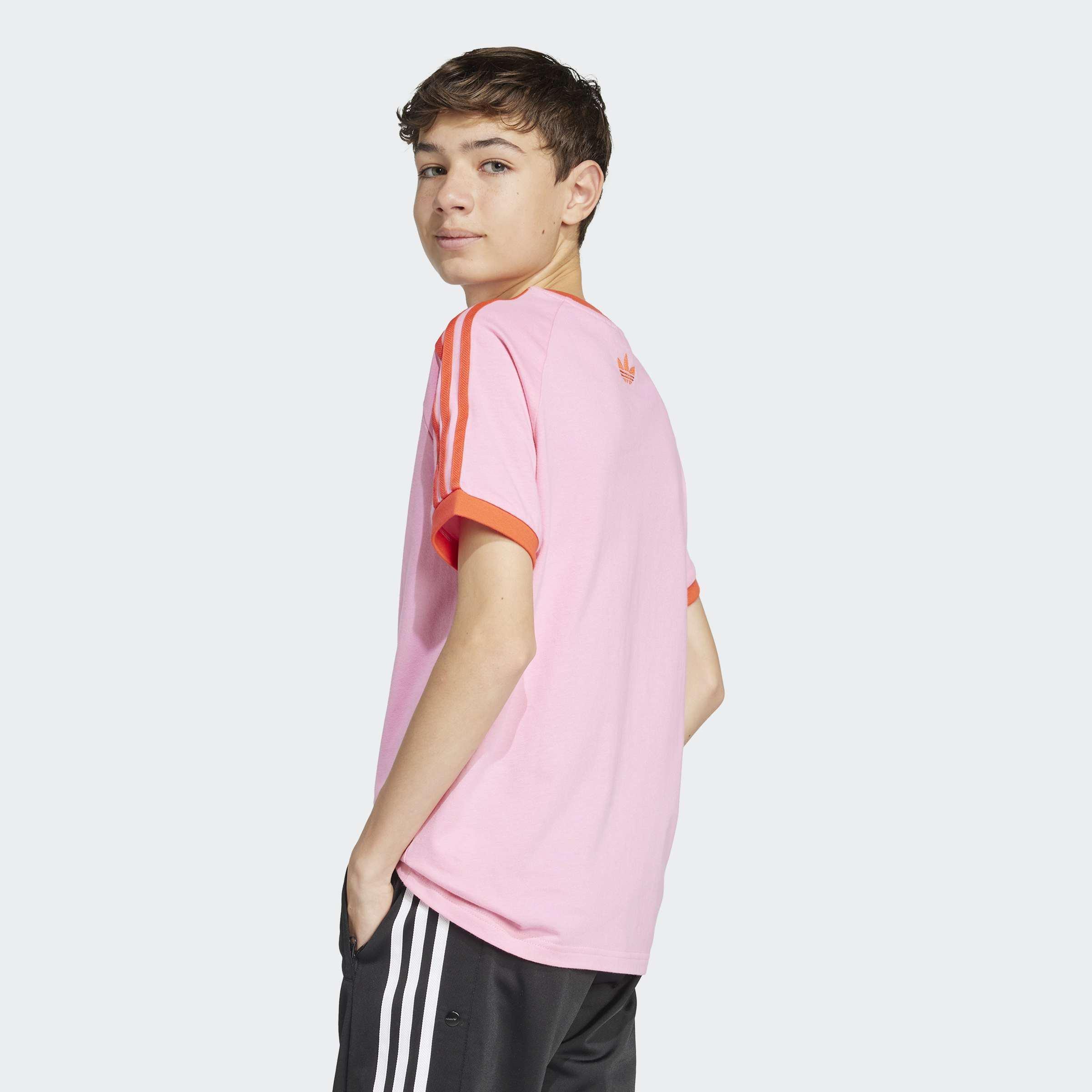 Kids Unisex adidas Originals x Minecraft Graphic T-Shirt, Pink, A901_ONE, large image number 4