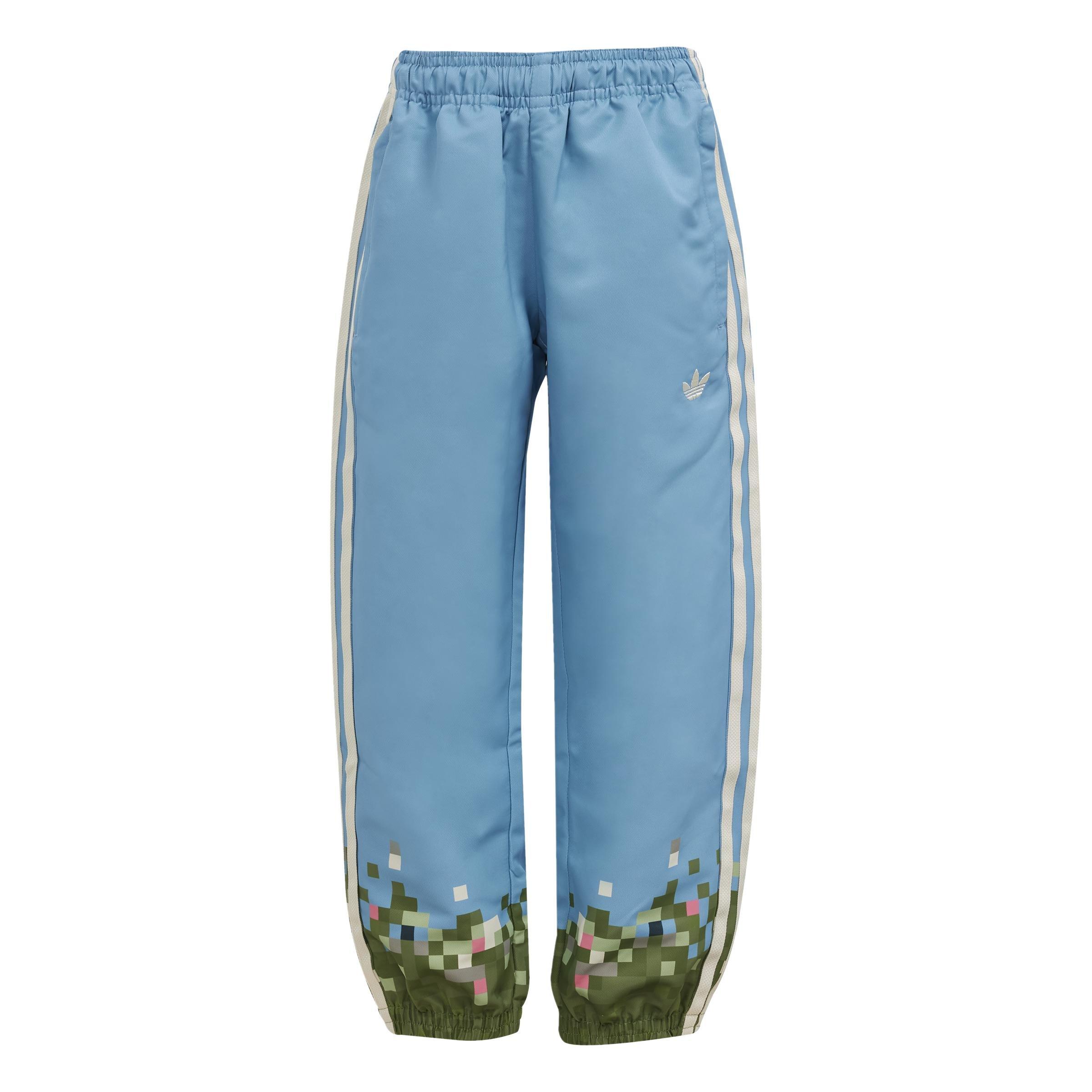 Kids Unisex adidas Originals x Minecraft Track Suit Set, Blue, A901_ONE, large image number 10