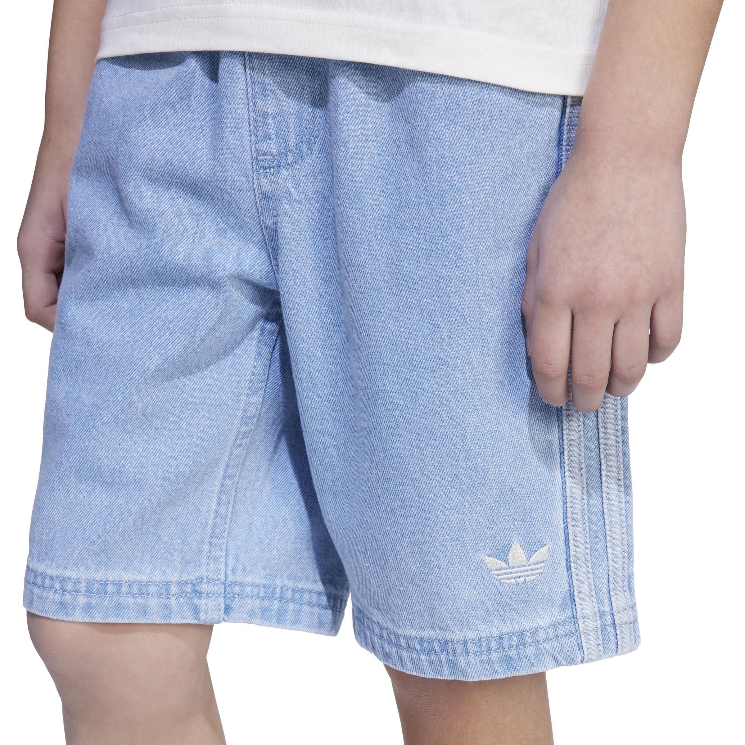 Kids Unisex adidas Originals x Minecraft Tee and Short Set, White, A901_ONE, large image number 6