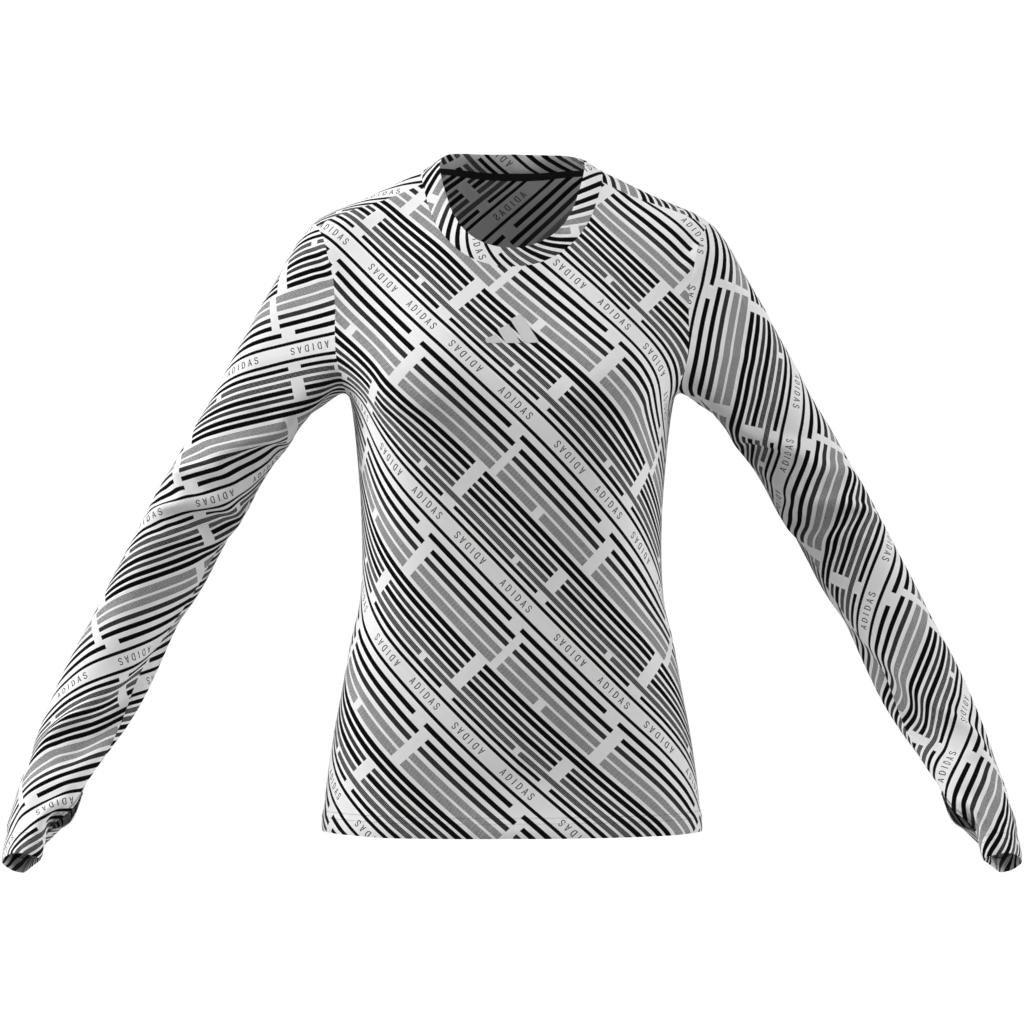 Emerging Harmony Long Sleeve Jersey Shirt, Black, A901_ONE, large image number 10