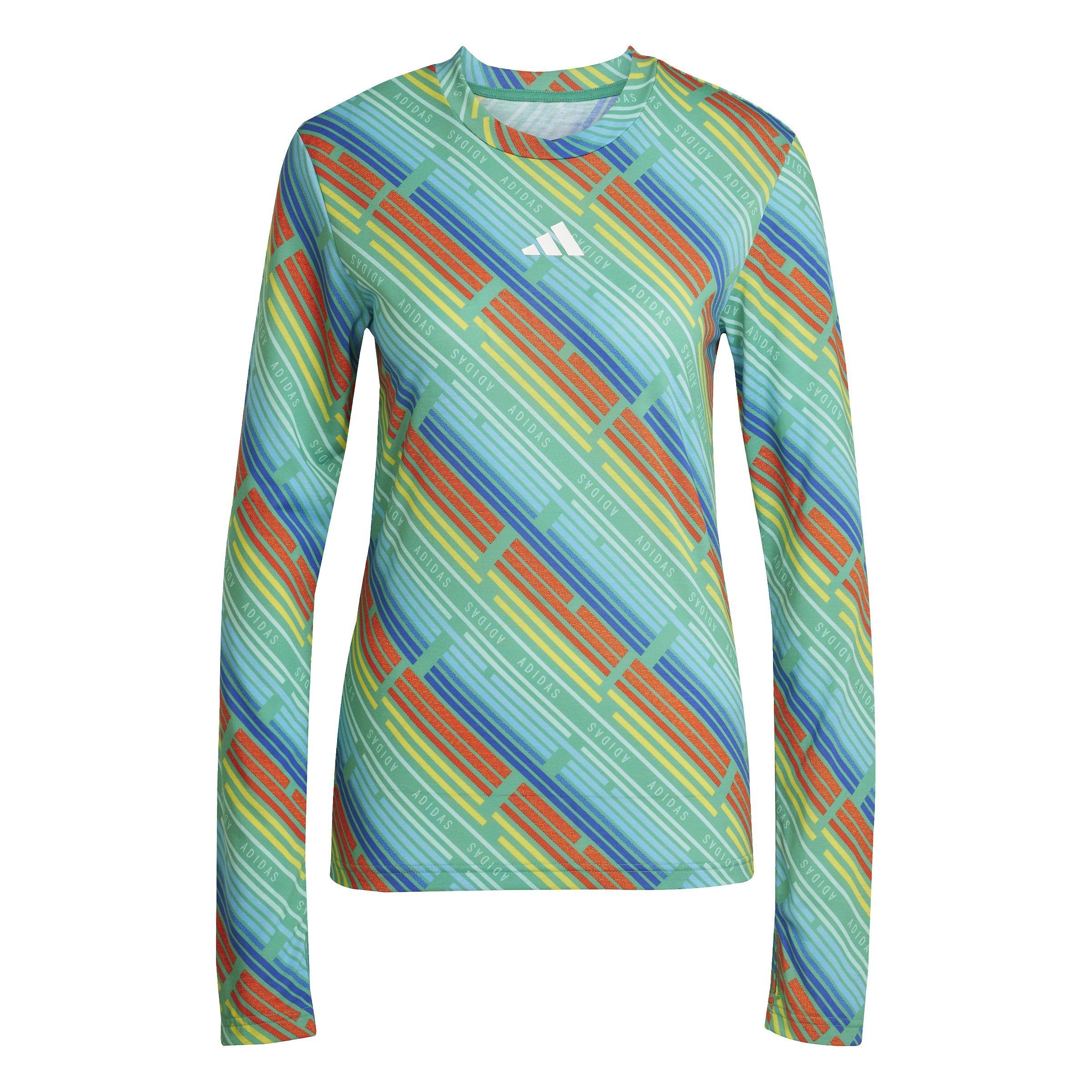Emerging Harmony Long Sleeve Jersey Shirt, Green, A901_ONE, large image number 0