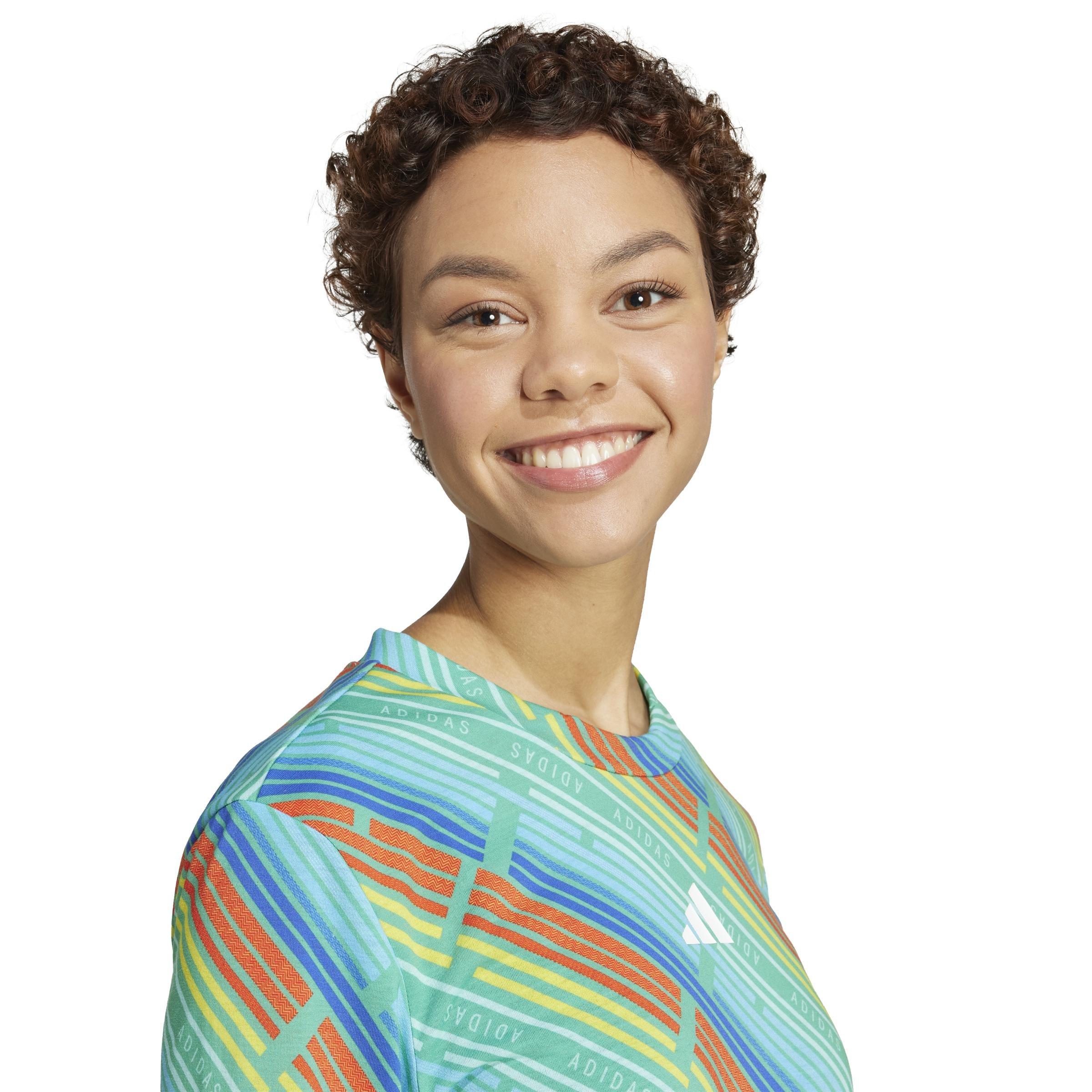 Emerging Harmony Long Sleeve Jersey Shirt, Green, A901_ONE, large image number 4