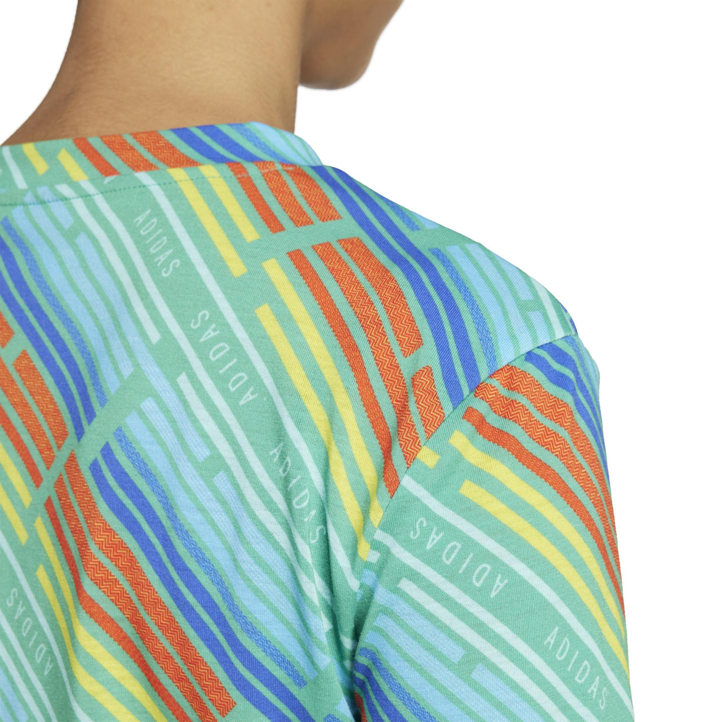 Emerging Harmony Long Sleeve Jersey Shirt, Green, A901_ONE, large image number 5