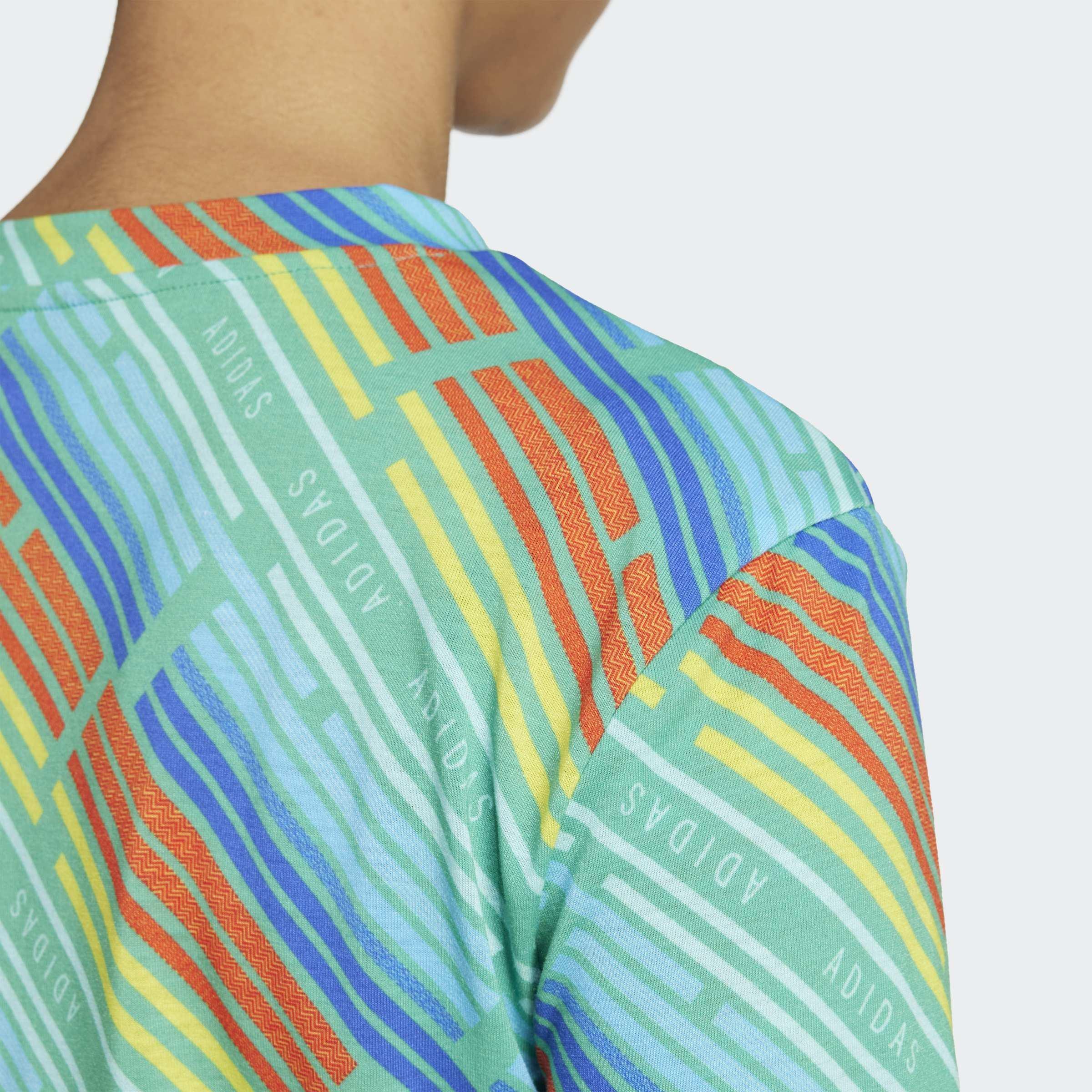 Emerging Harmony Long Sleeve Jersey Shirt, Green, A901_ONE, large image number 6