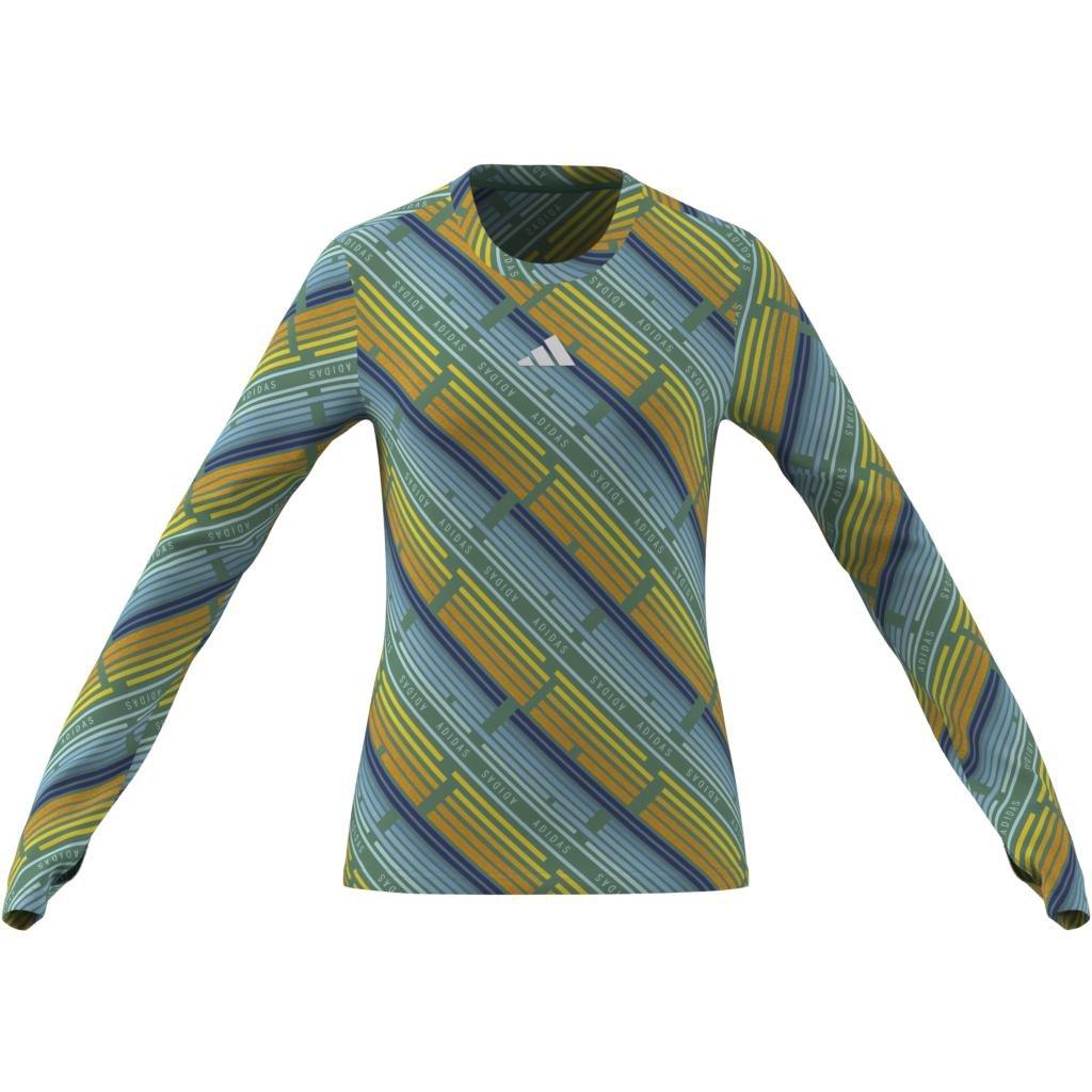 Emerging Harmony Long Sleeve Jersey Shirt, Green, A901_ONE, large image number 9