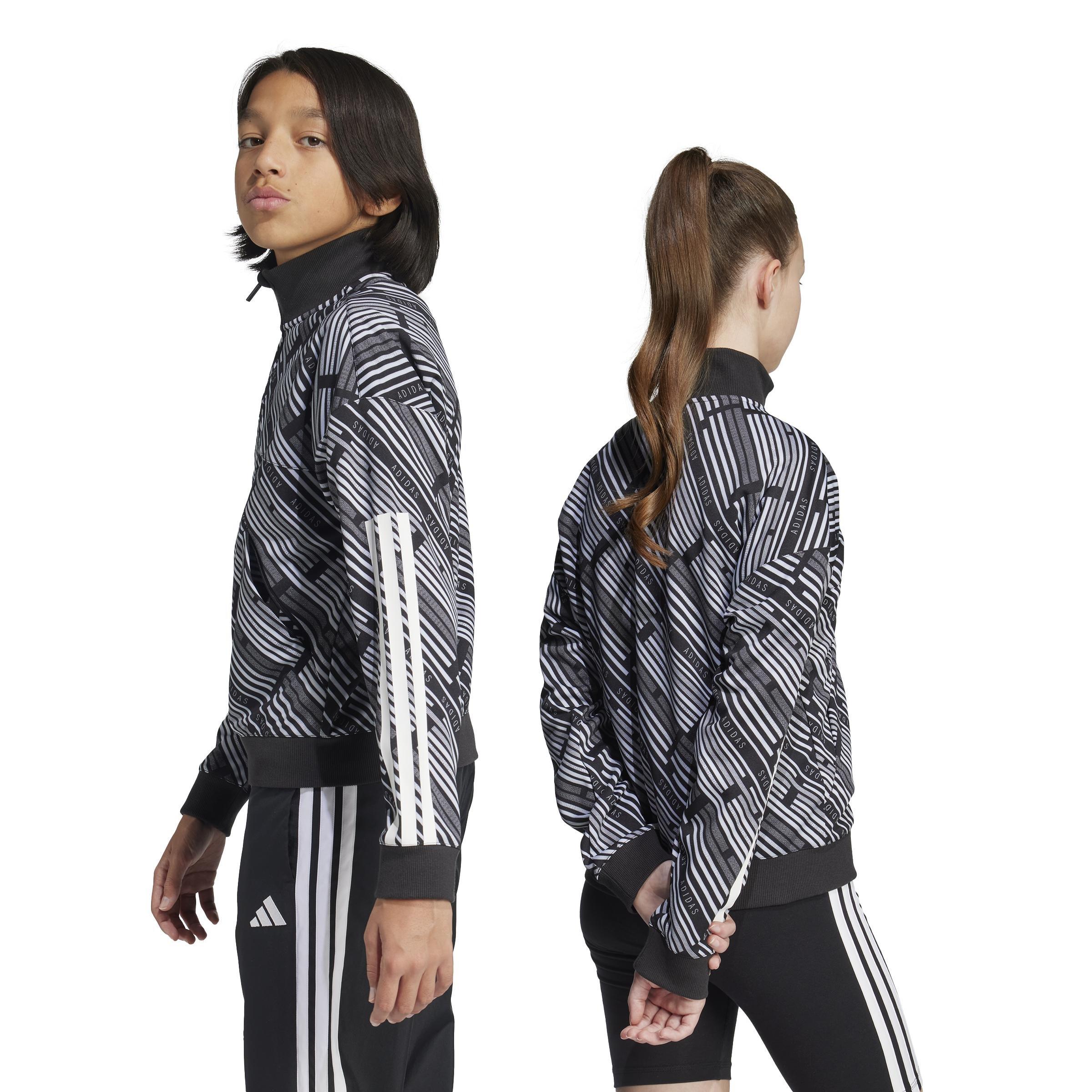 Kids Unisex Emerging Harmony Tiro Track Jacket, Black, A901_ONE, large image number 3