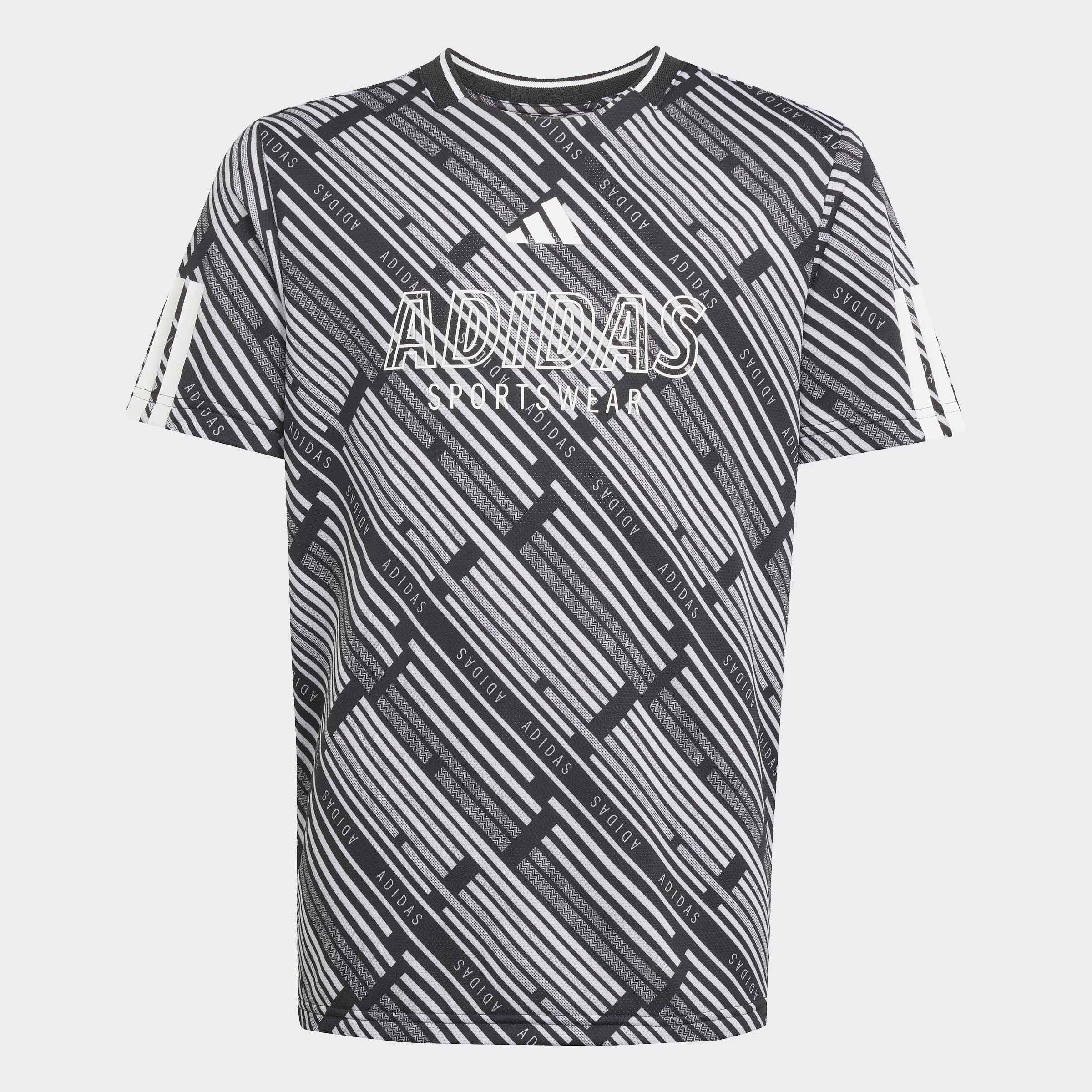 Kids Unisex Emerging Harmony T-Shirt, Black, A901_ONE, large image number 1