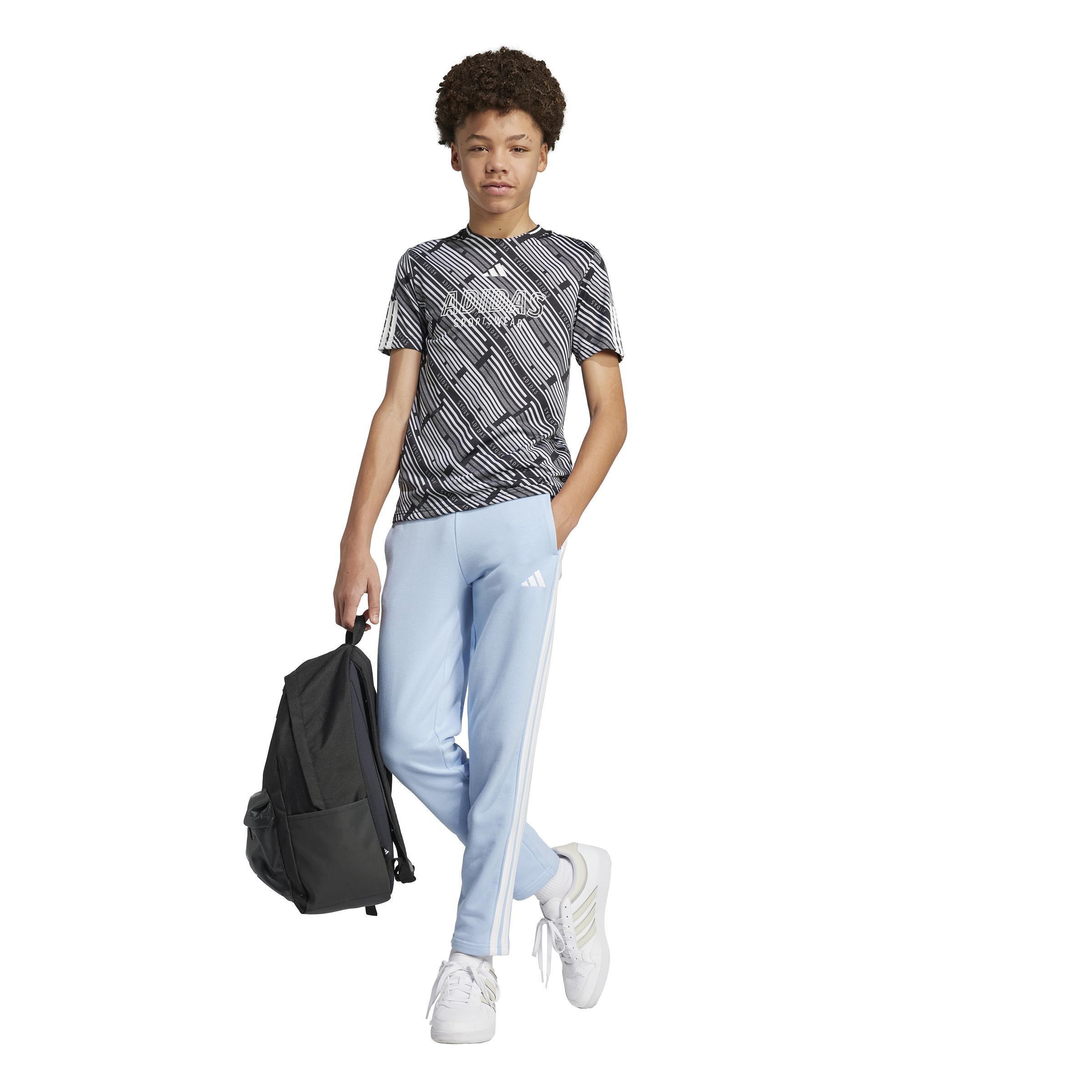 Kids Unisex Emerging Harmony T-Shirt, Black, A901_ONE, large image number 12