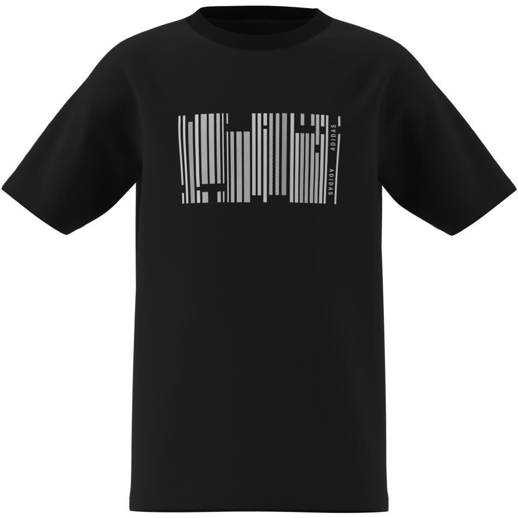 Kids Unisex Emerging Harmony Graphic T-Shirt, Black, A901_ONE, large image number 10