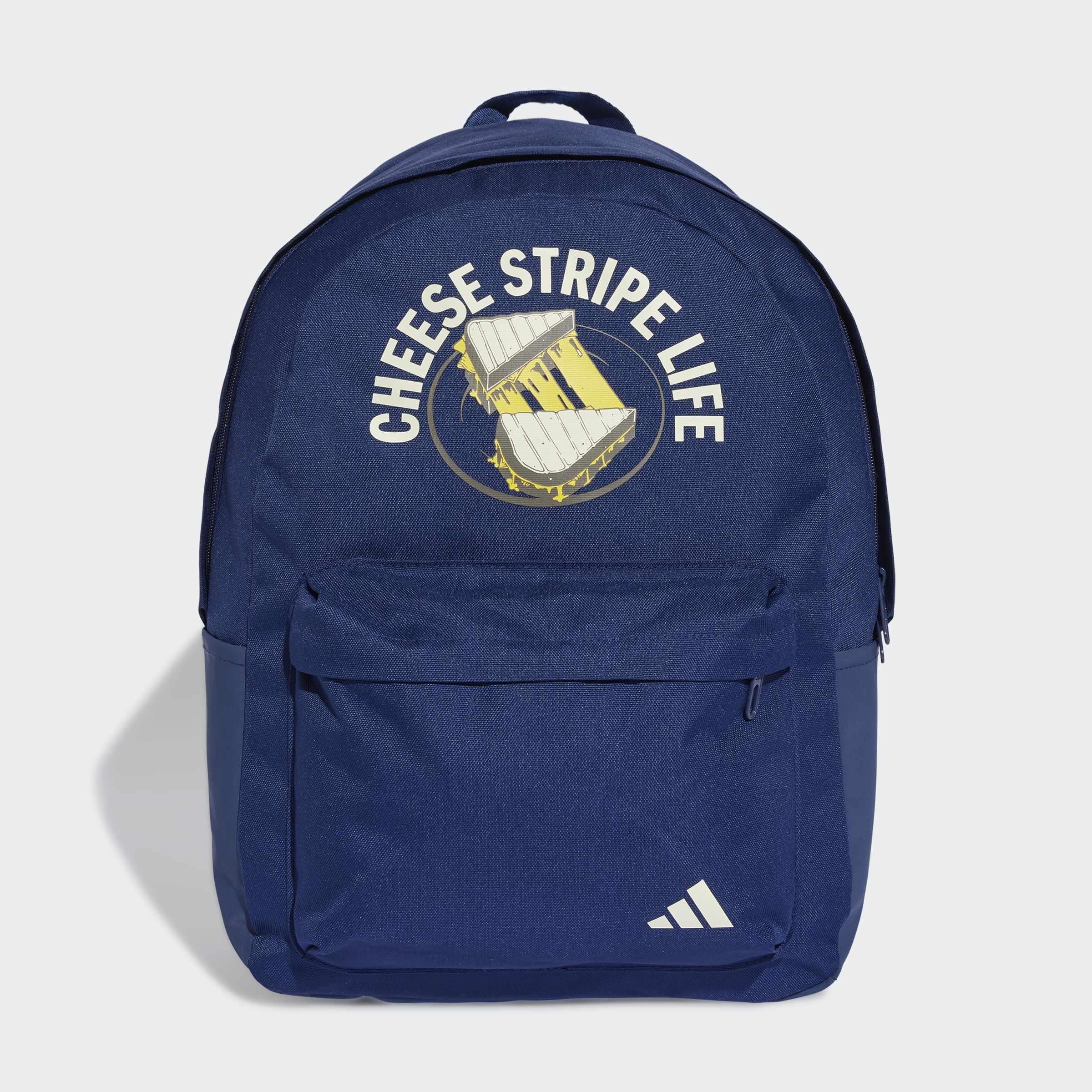 Unisex adidas Classic Grilled Cheese Graphic Backpack, Blue, A901_ONE, large image number 2