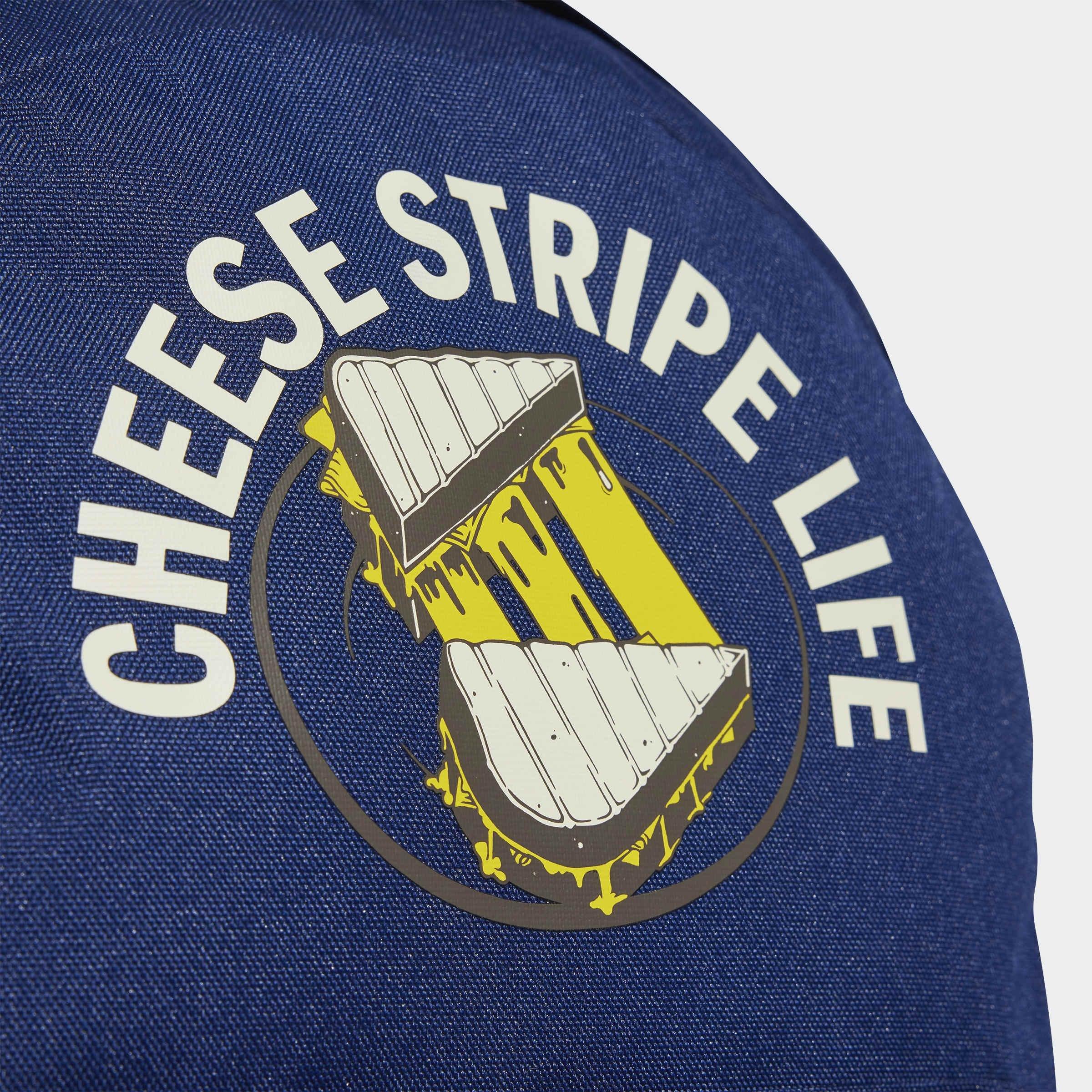 Unisex adidas Classic Grilled Cheese Graphic Backpack, Blue, A901_ONE, large image number 4