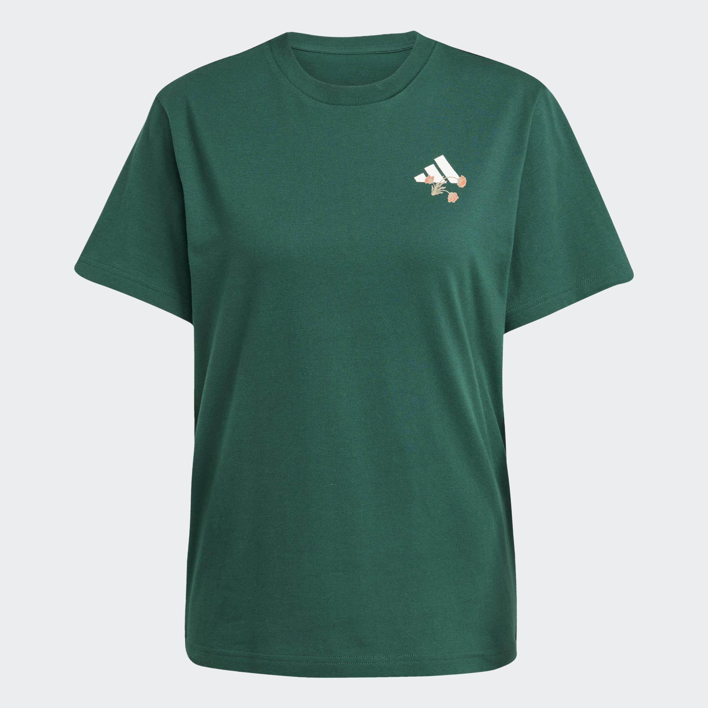 Tiro Floral Graphic T-Shirt, Green