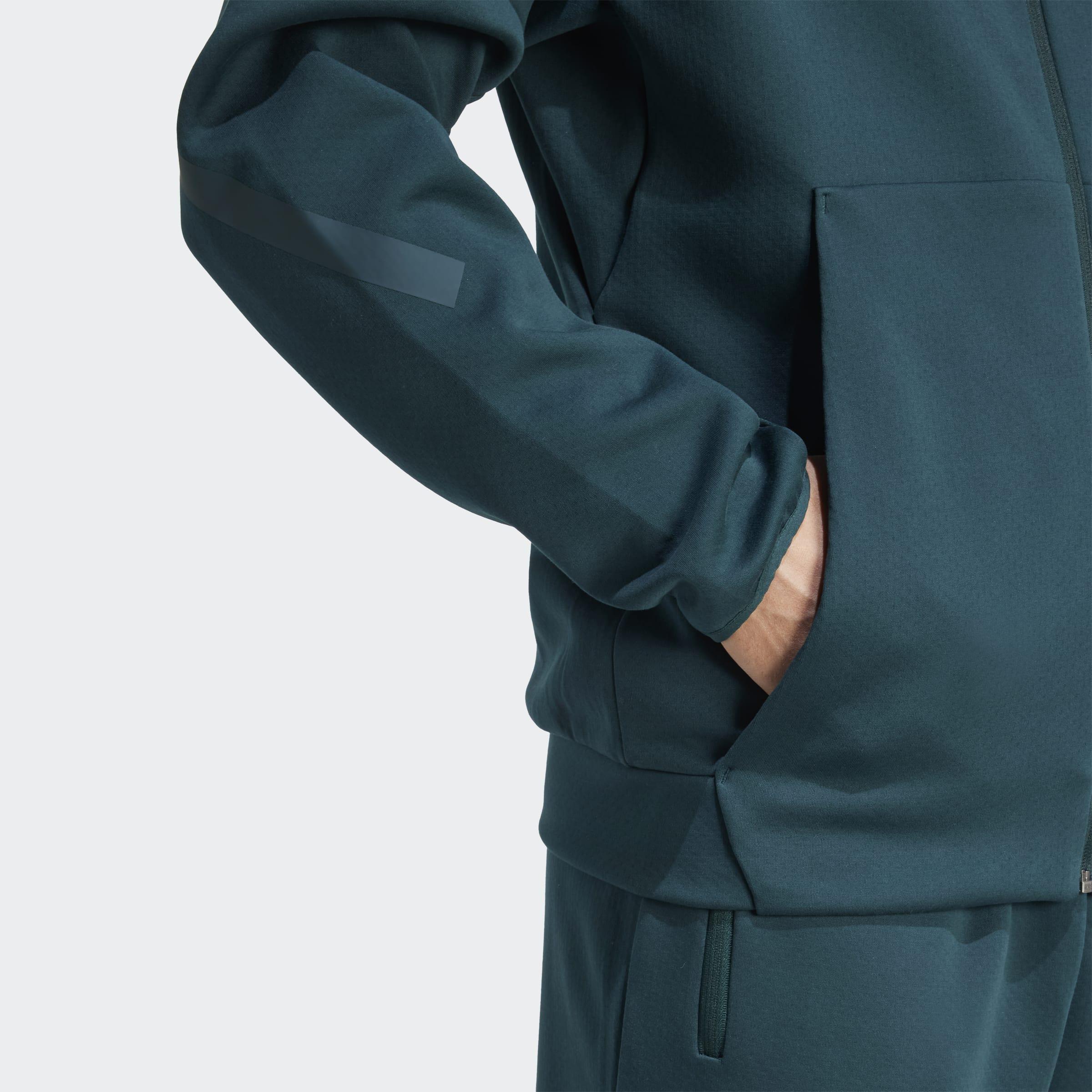 Z.N.E. Full-Zip Hooded Track Jacket, Green, A901_ONE, large image number 2