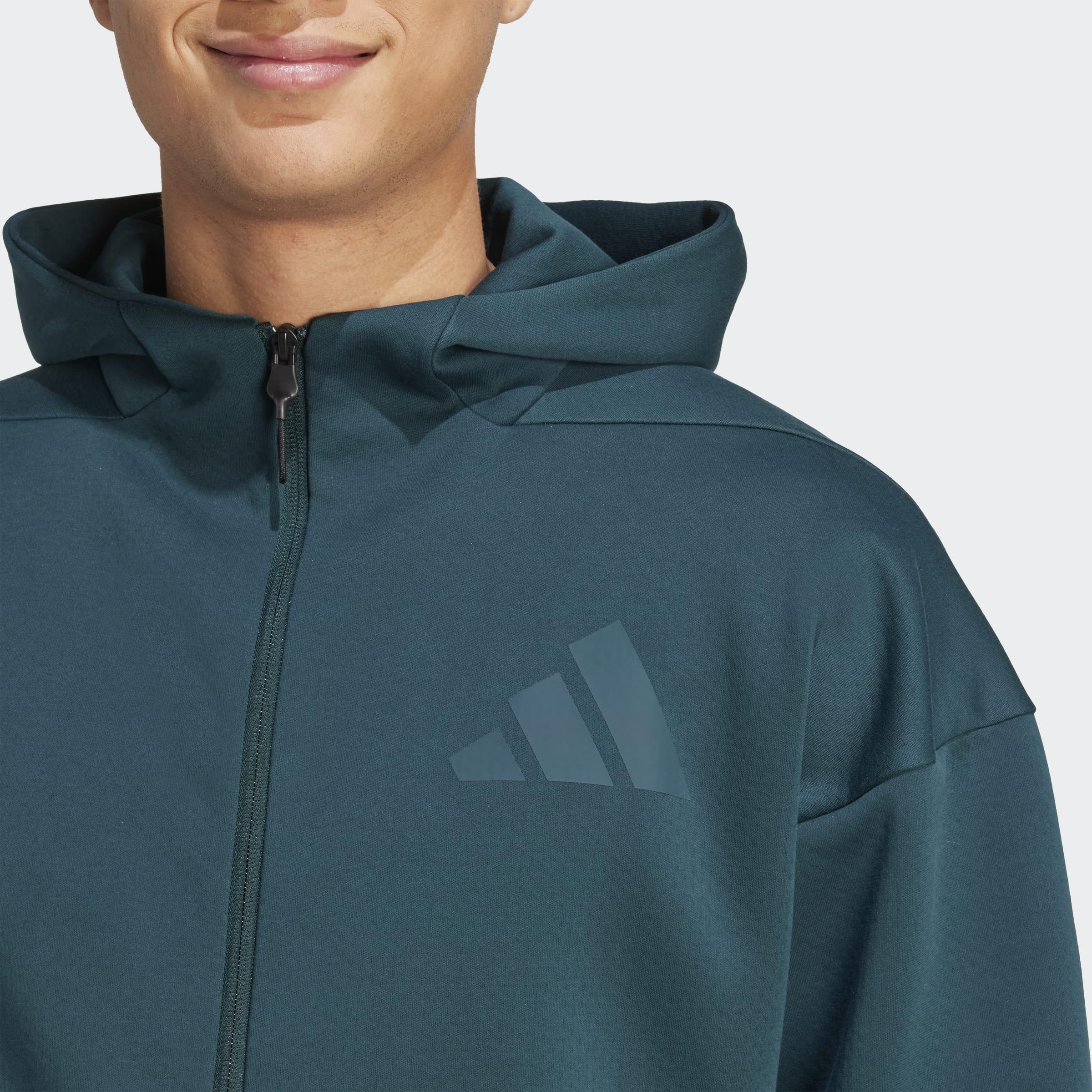 Z.N.E. Full-Zip Hooded Track Jacket, Green, A901_ONE, large image number 3