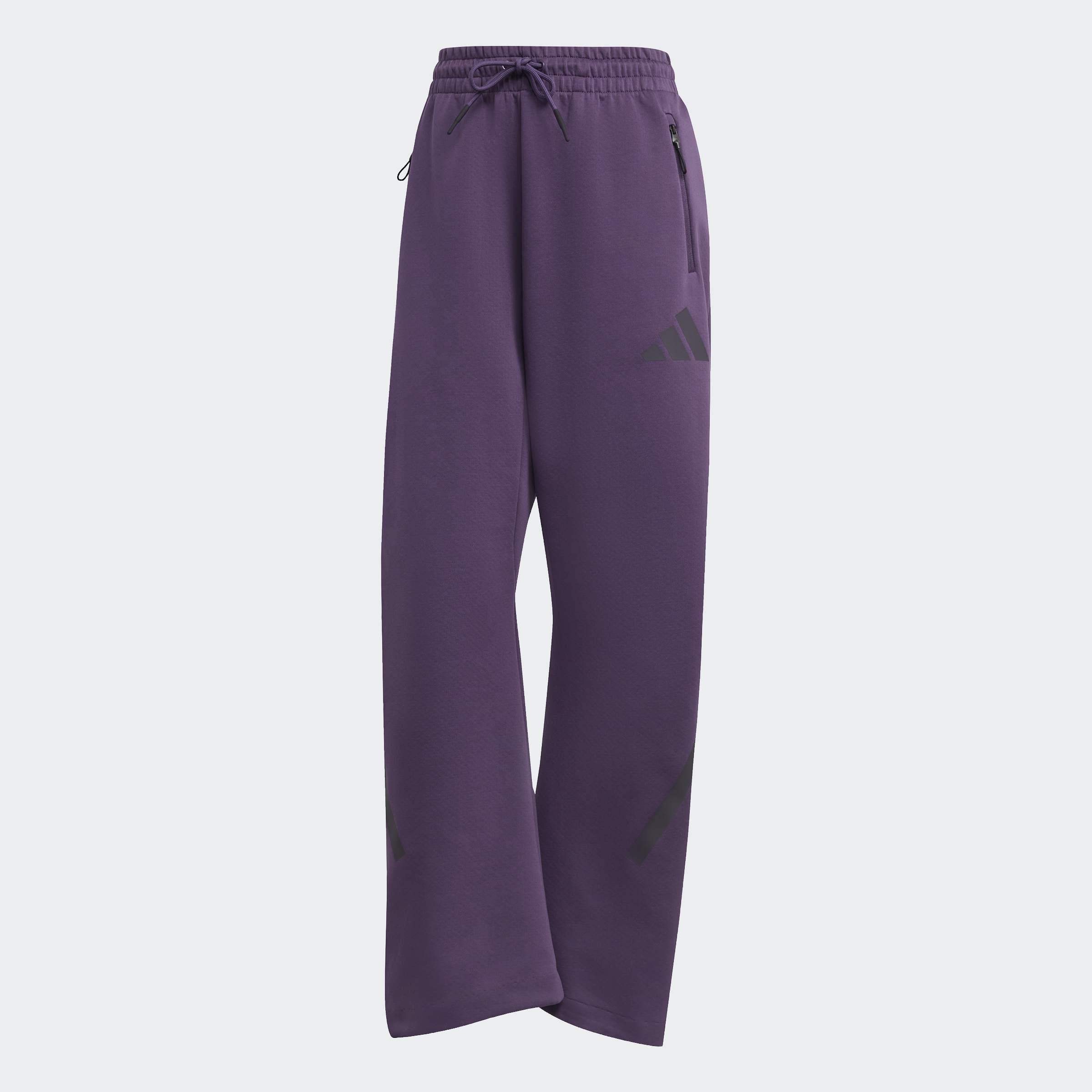 Adidas Z.N.E. Barrel Tracksuit Bottoms, Purple, A901_ONE, large image number 0