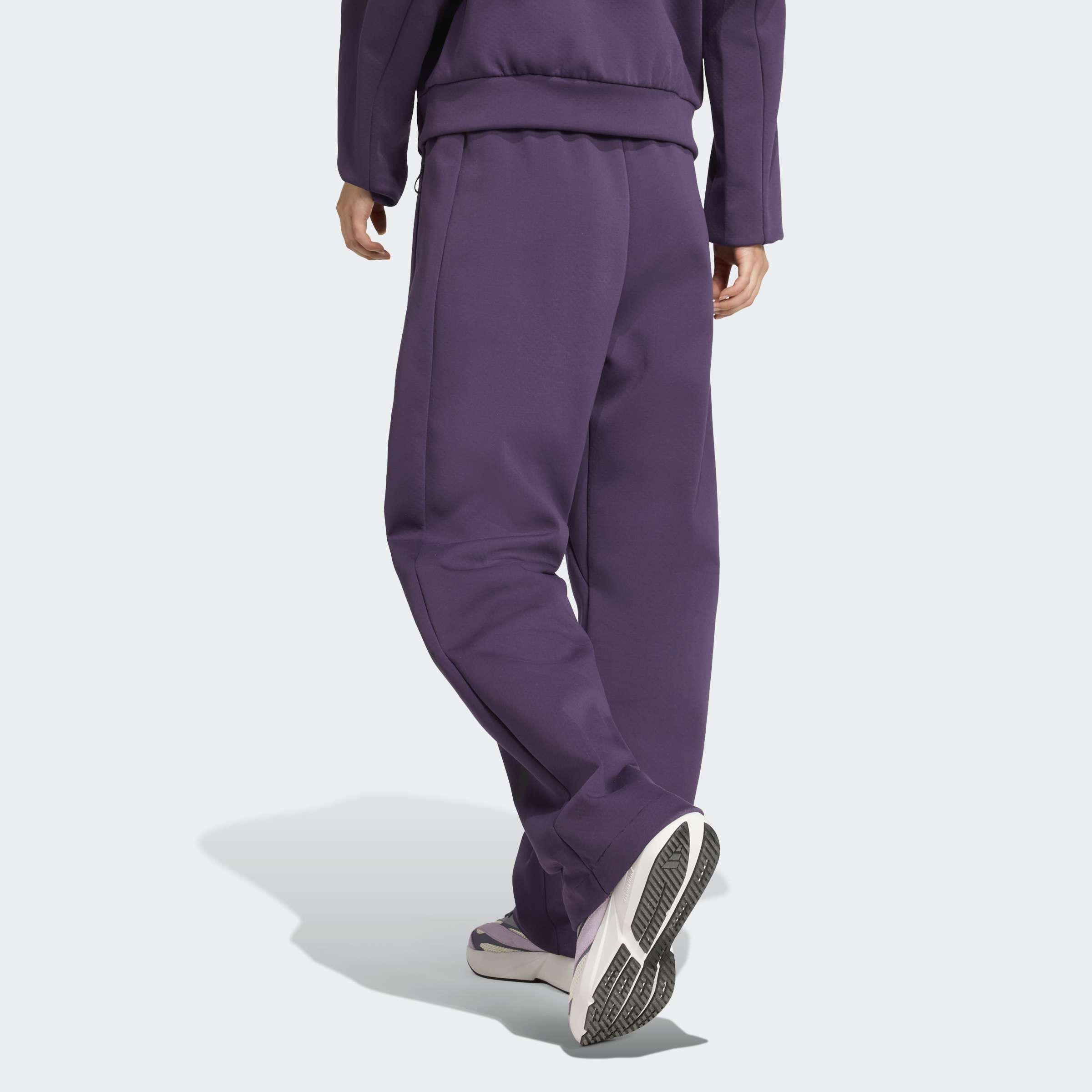 Adidas Z.N.E. Barrel Tracksuit Bottoms, Purple, A901_ONE, large image number 1