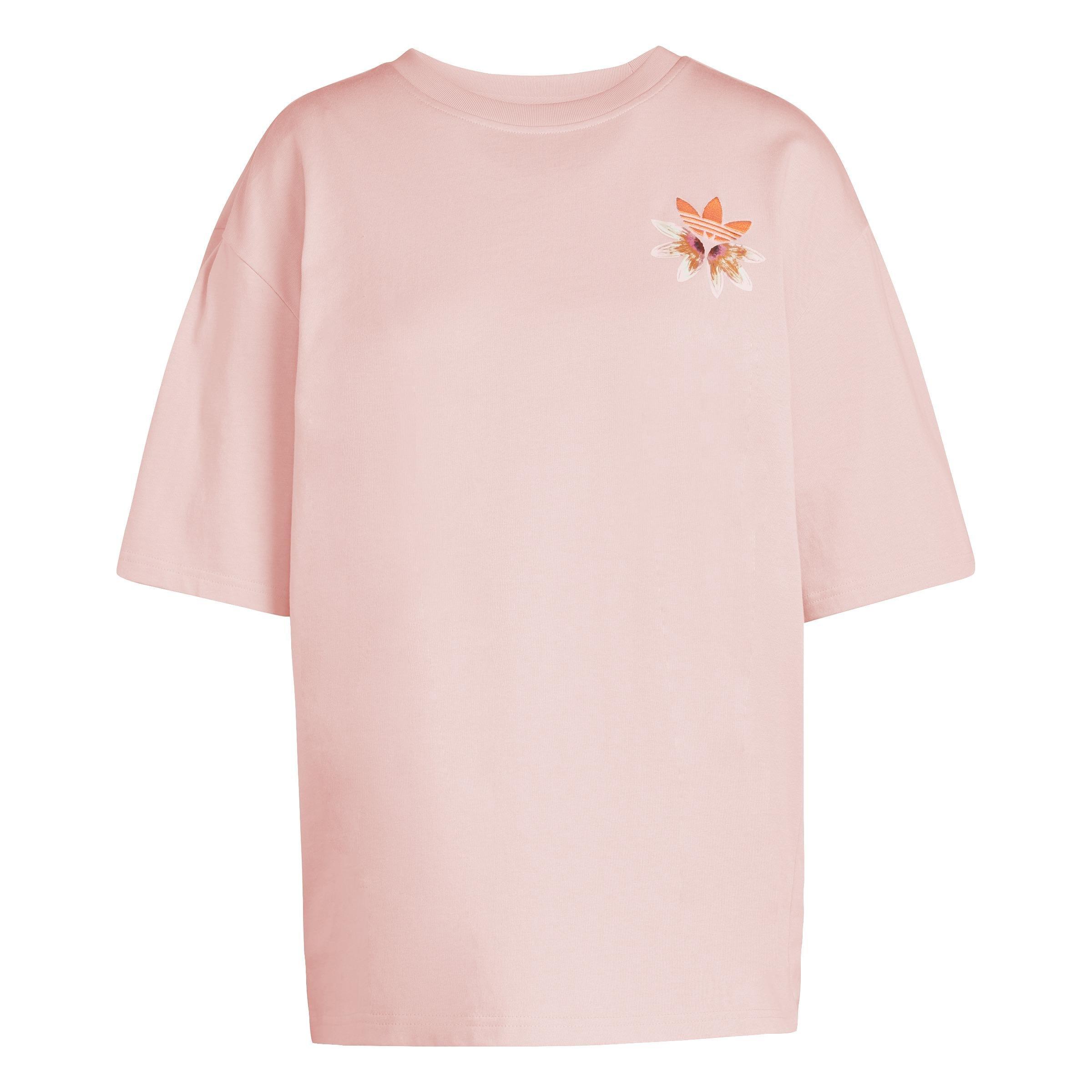 adidas Originals Summer Glow Graphic T-Shirt, Pink, A901_ONE, large image number 0