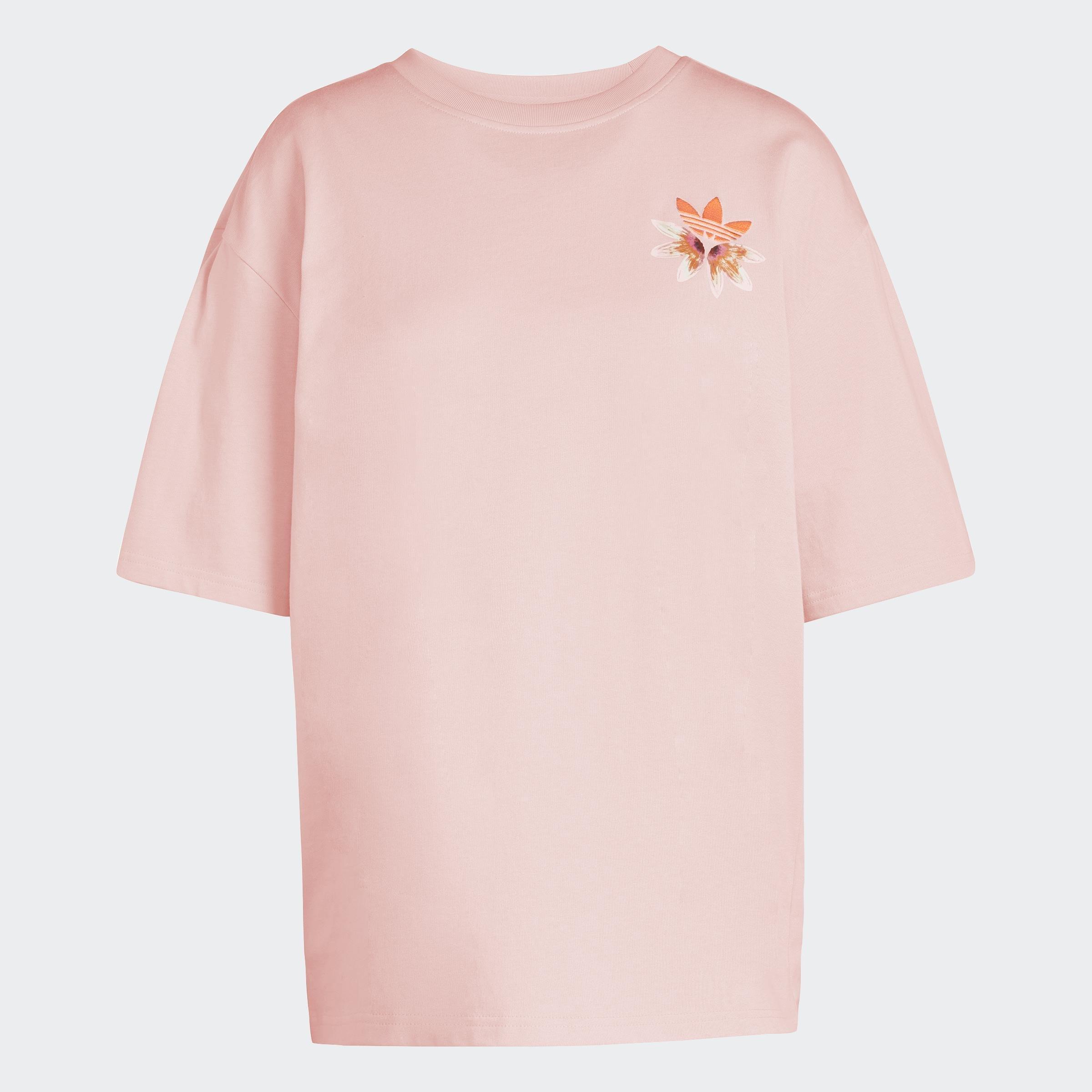 adidas Originals Summer Glow Graphic T-Shirt, Pink, A901_ONE, large image number 1