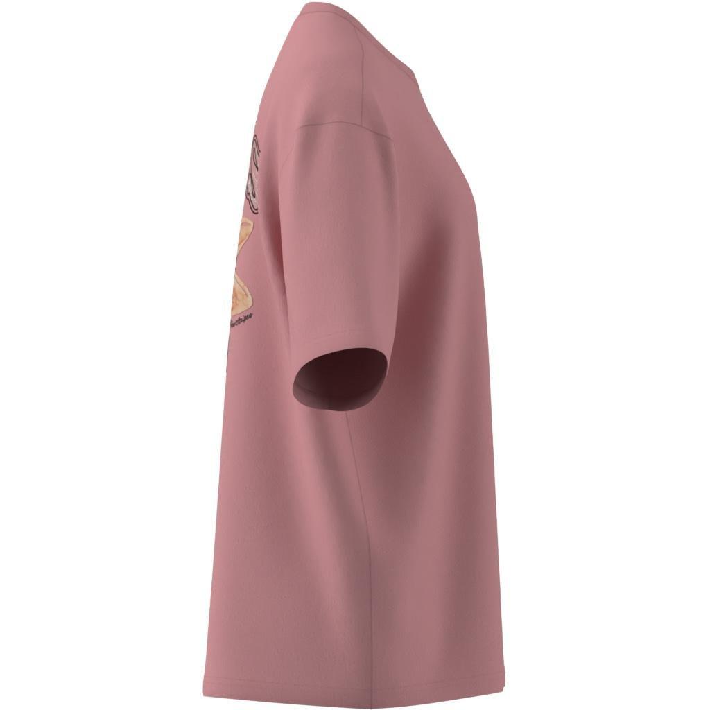 adidas Originals Summer Glow Graphic T-Shirt, Pink, A901_ONE, large image number 8