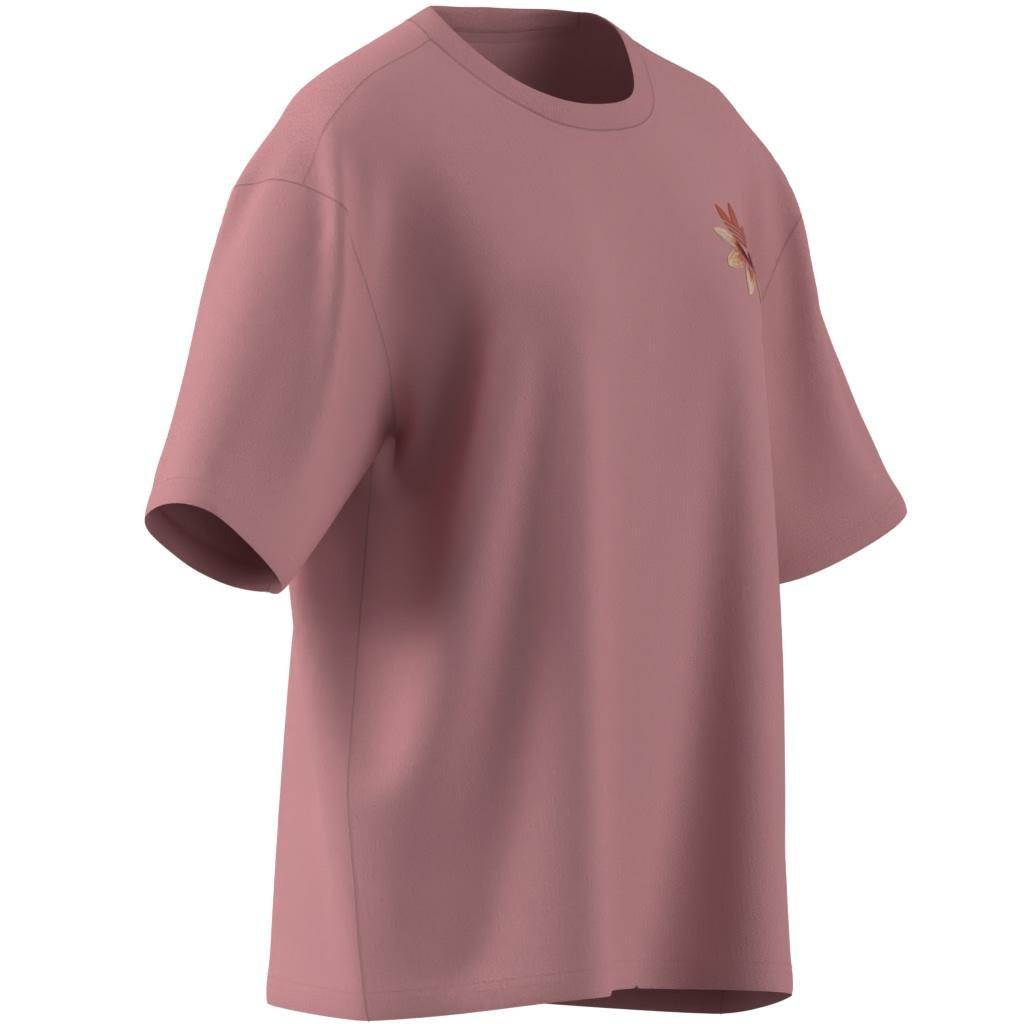 adidas Originals Summer Glow Graphic T-Shirt, Pink, A901_ONE, large image number 13