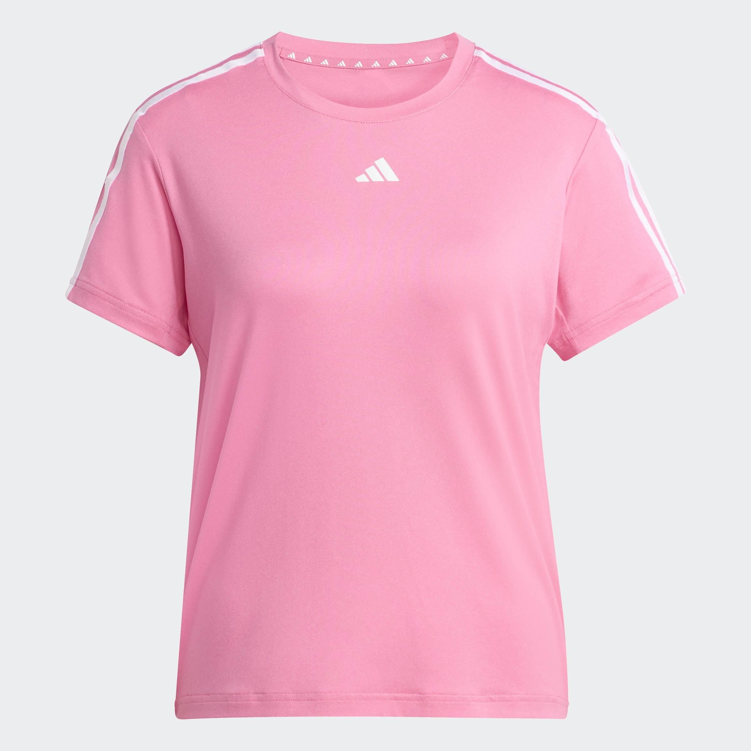 AEROREADY Train Essentials 3-Stripes T-Shirt, Pink