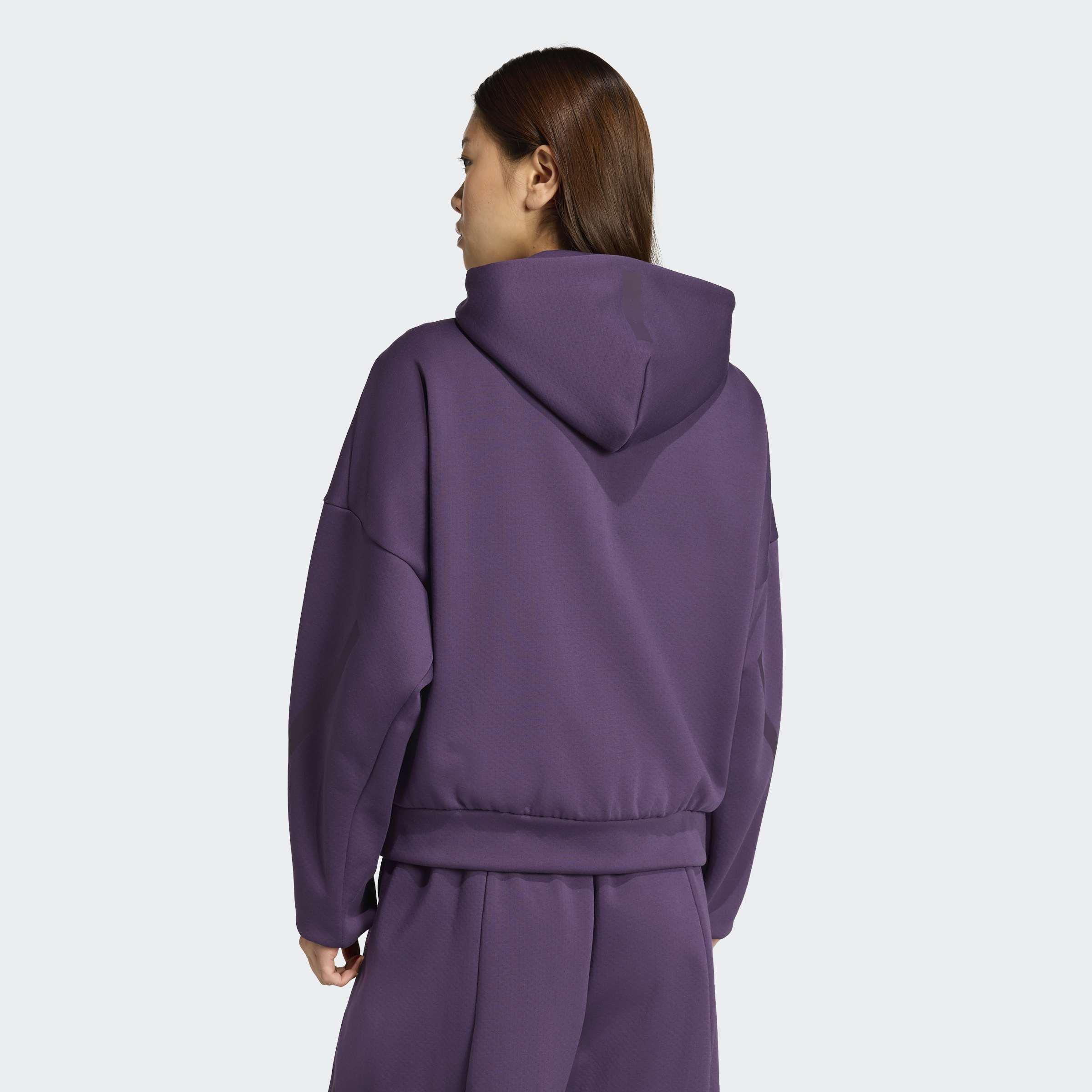Adidas Z.N.E. Full-Zip Hoodie, Purple, A901_ONE, large image number 1
