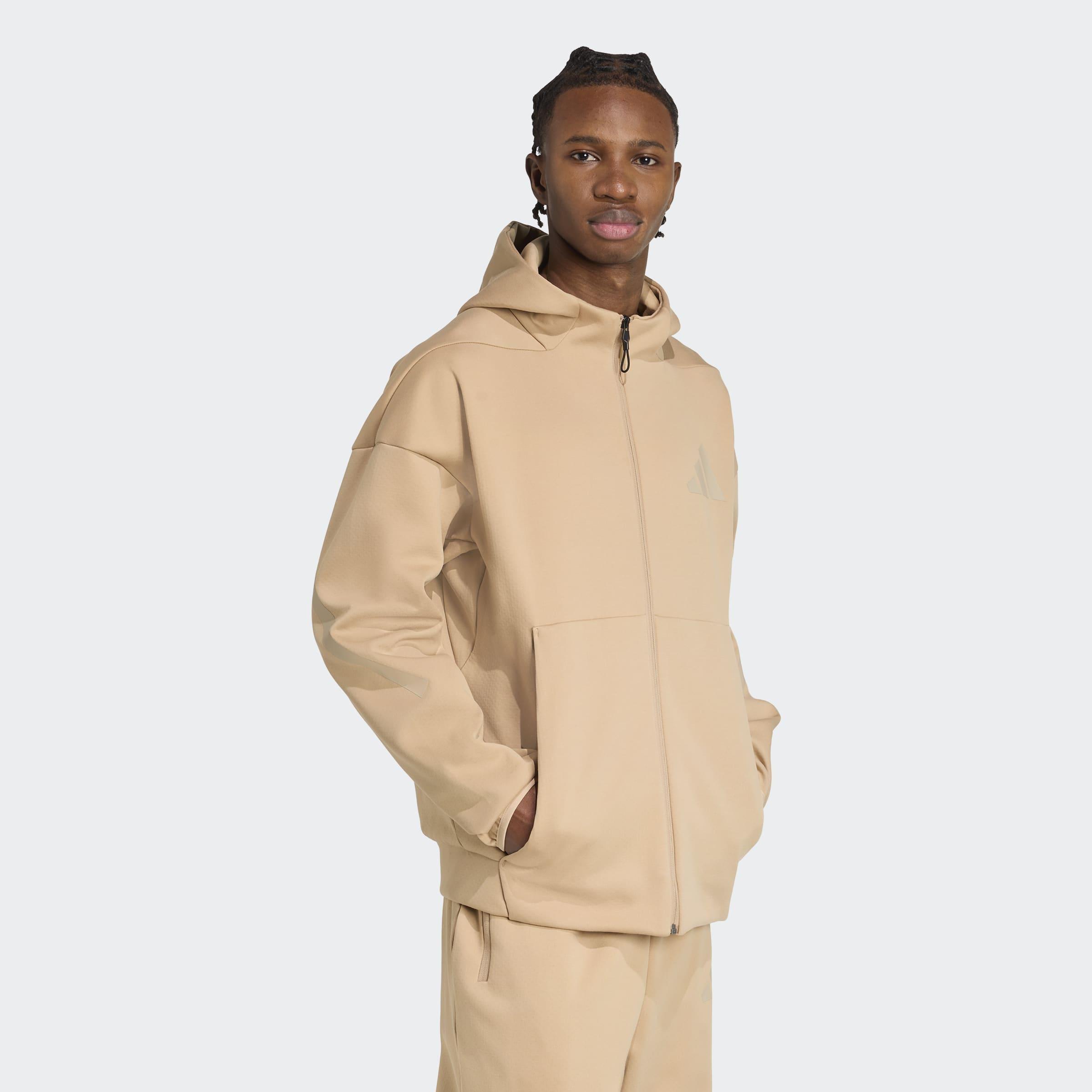Z.N.E. Full-Zip Hooded Track Jacket, Brown, A901_ONE, large image number 7