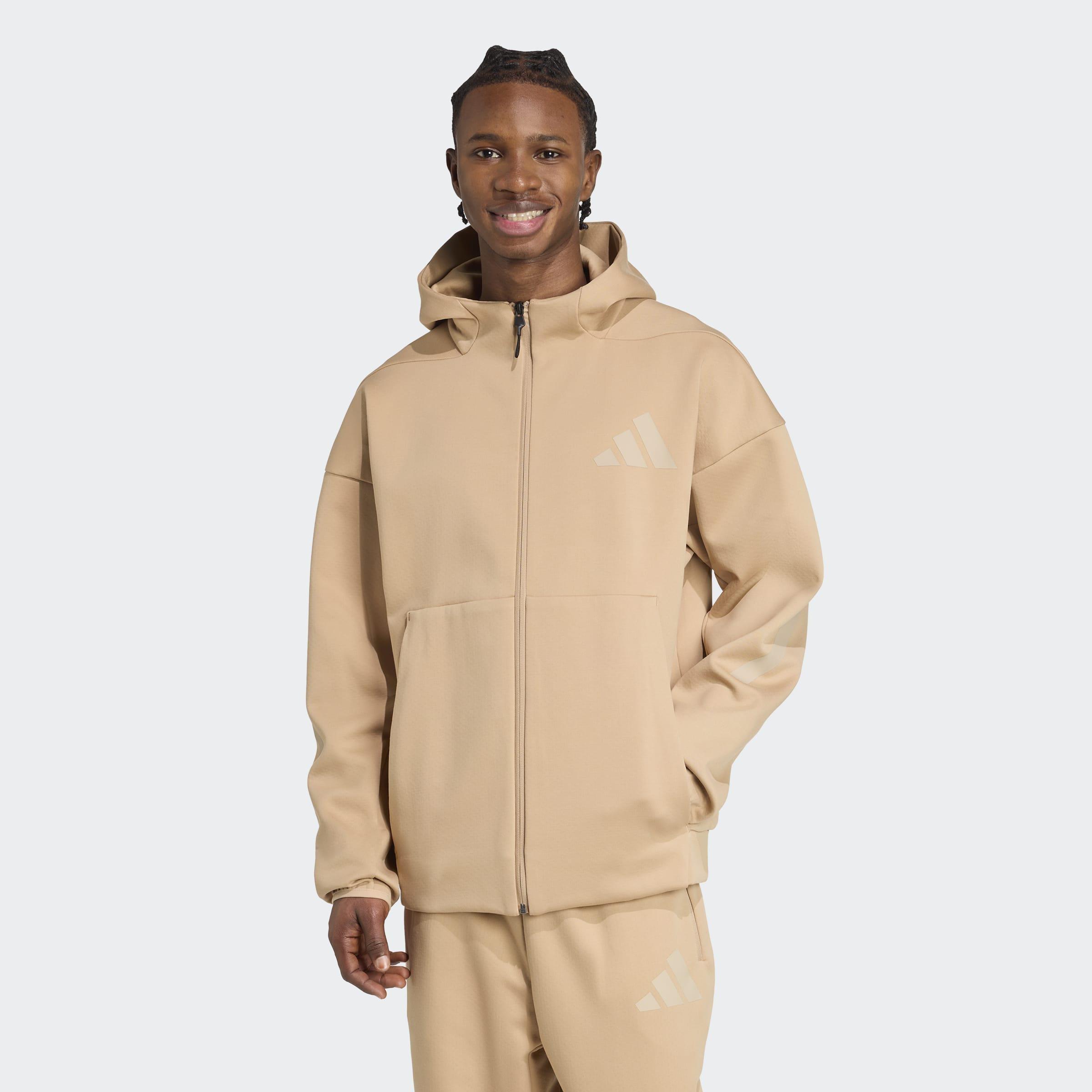 Z.N.E. Full-Zip Hooded Track Jacket, Brown, A901_ONE, large image number 8