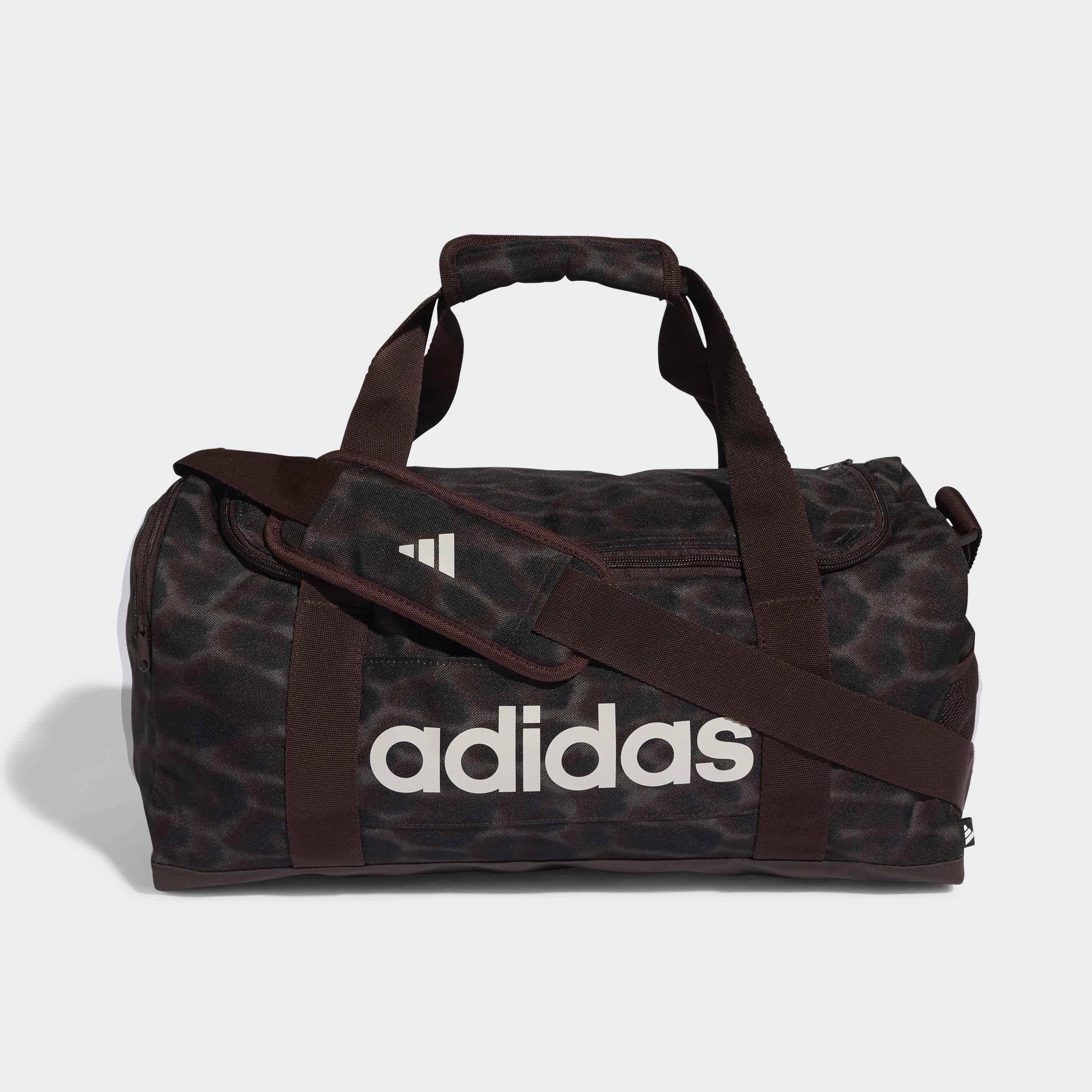 Unisex Adidas Linear Graphic Duffel, Brown
