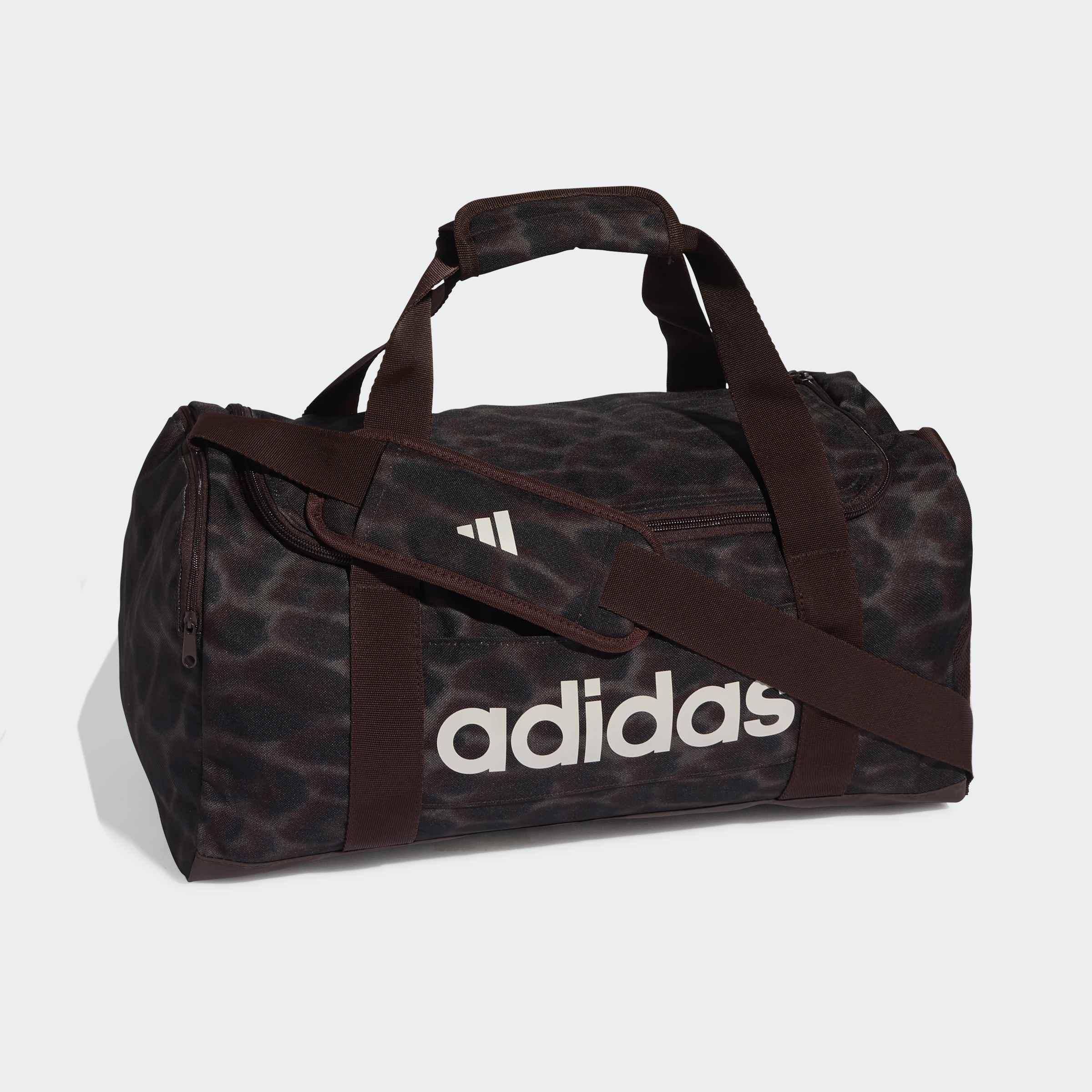 Unisex Adidas Linear Graphic Duffel, Brown
