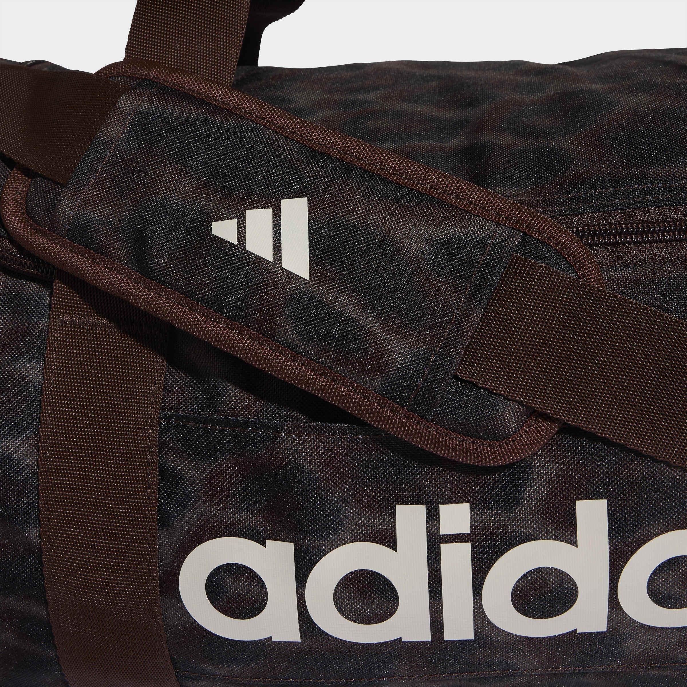 Unisex Adidas Linear Graphic Duffel, Brown, A901_ONE, large image number 4