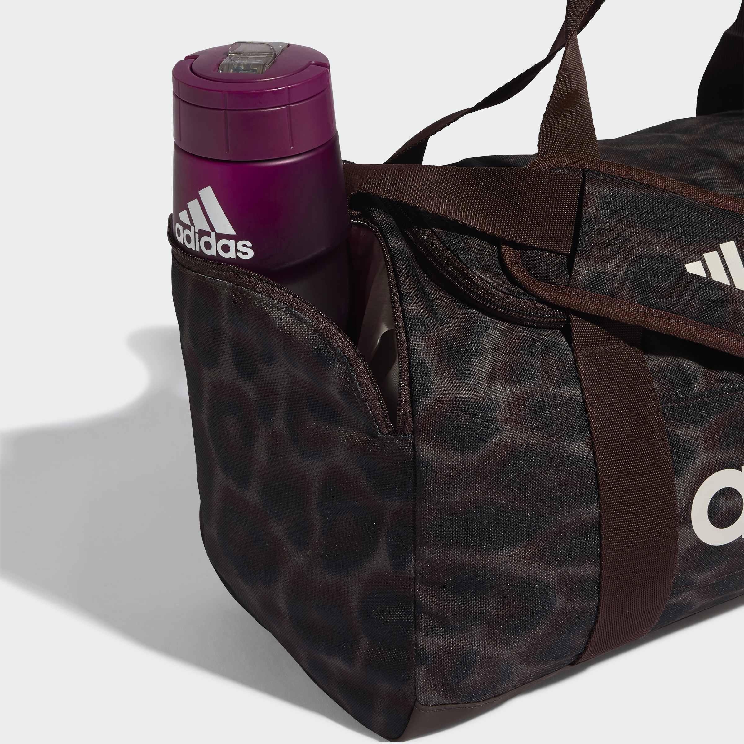 Unisex Adidas Linear Graphic Duffel, Brown, A901_ONE, large image number 5