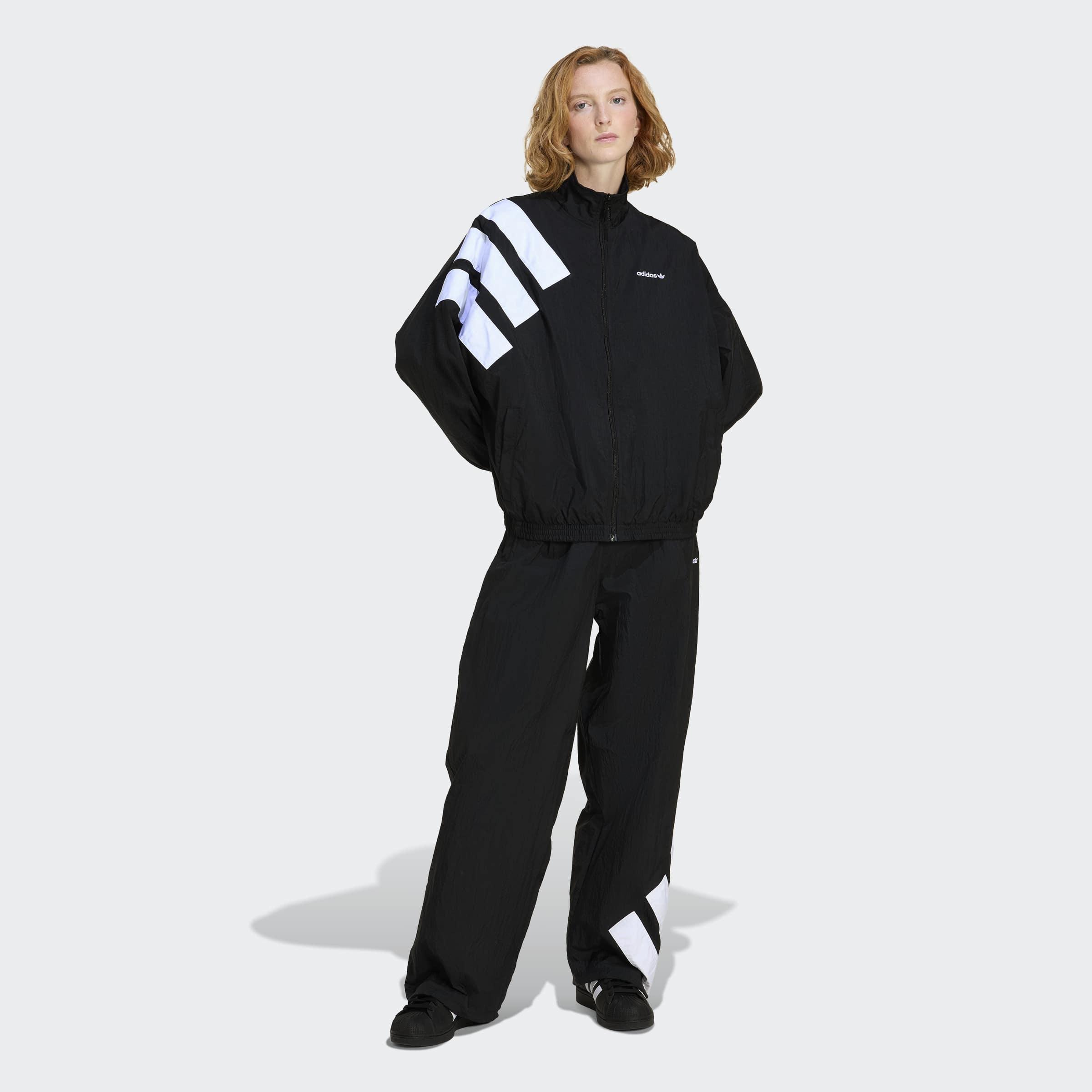 Blocking Track Tracksuit Bottoms, Black, A901_ONE, large image number 5